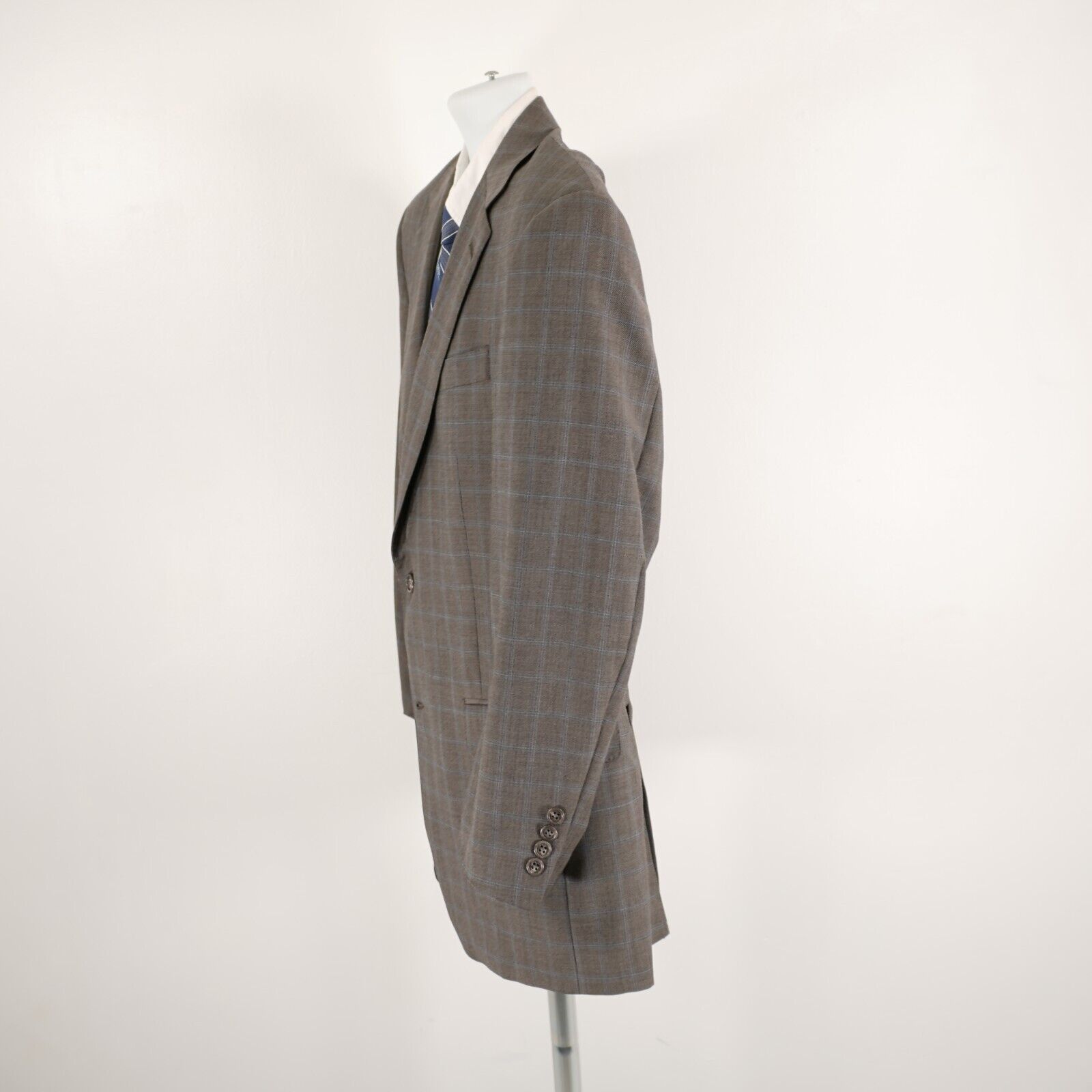 Hart Schaffner Marx Hart Schaffner Marx Gold Trumpeter Wool 2 Button 2 Piece Sui Size 40R - 9 Thumbnail