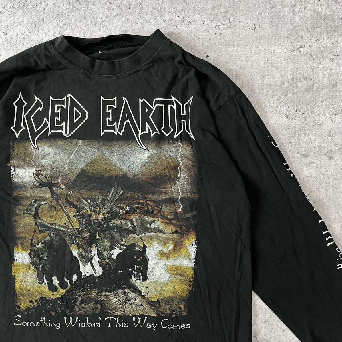 Band Tees × Vintage Iced Earth longsleeve promo metal 90s vintage Size US XL / EU 56 / 4 - 3 Thumbnail