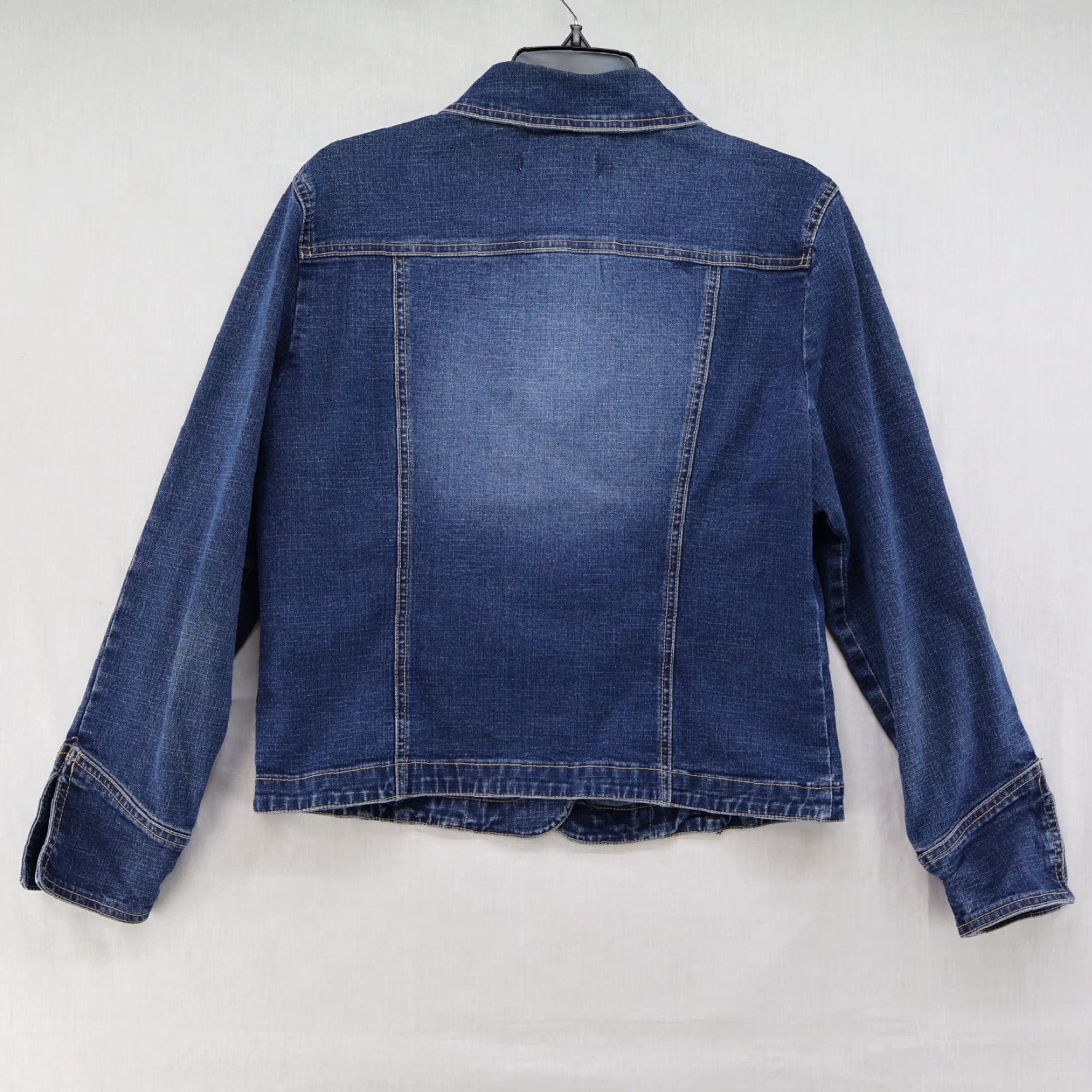 Vintage VINTAGE AMI Denim Jacket Women Size M Blue Trucker Cowgirl Western Jacket Size M / US 6-8 / IT 42-44 - 3 Thumbnail