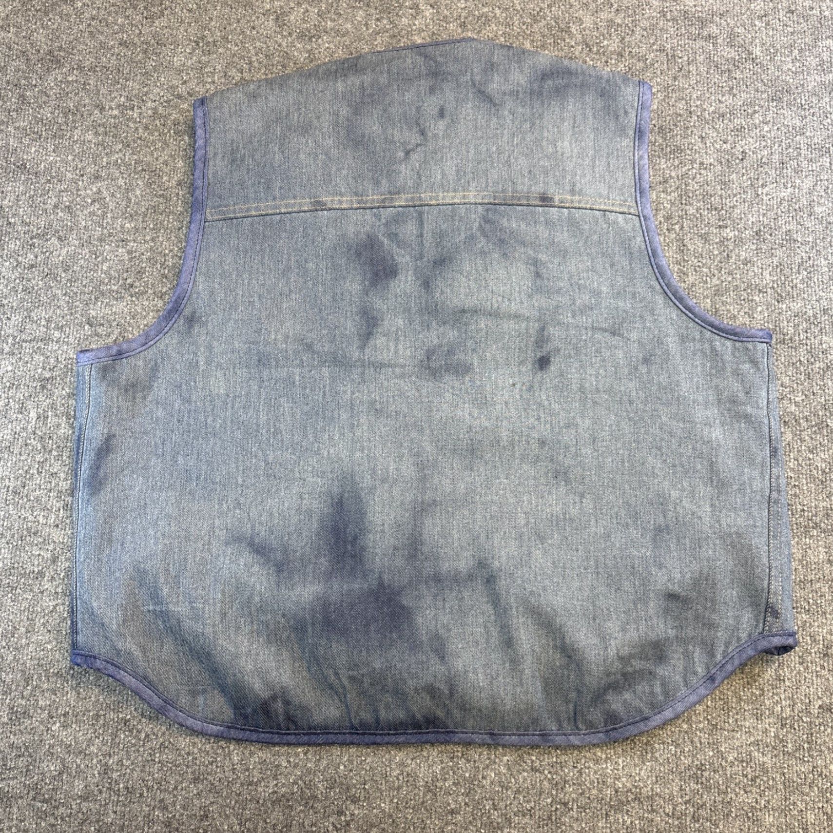 Sears VINTAGE Sears Western Vest Denim Lined Mens XL Blue Size US XL / EU 56 / 4 - 7 Thumbnail