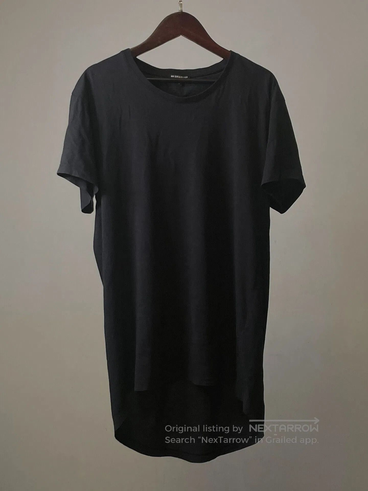 Ann Demeulemeester Ann Demeulemeester Black T-Shirt with Slogan. Size S / US 4 / IT 40 - 3 Thumbnail
