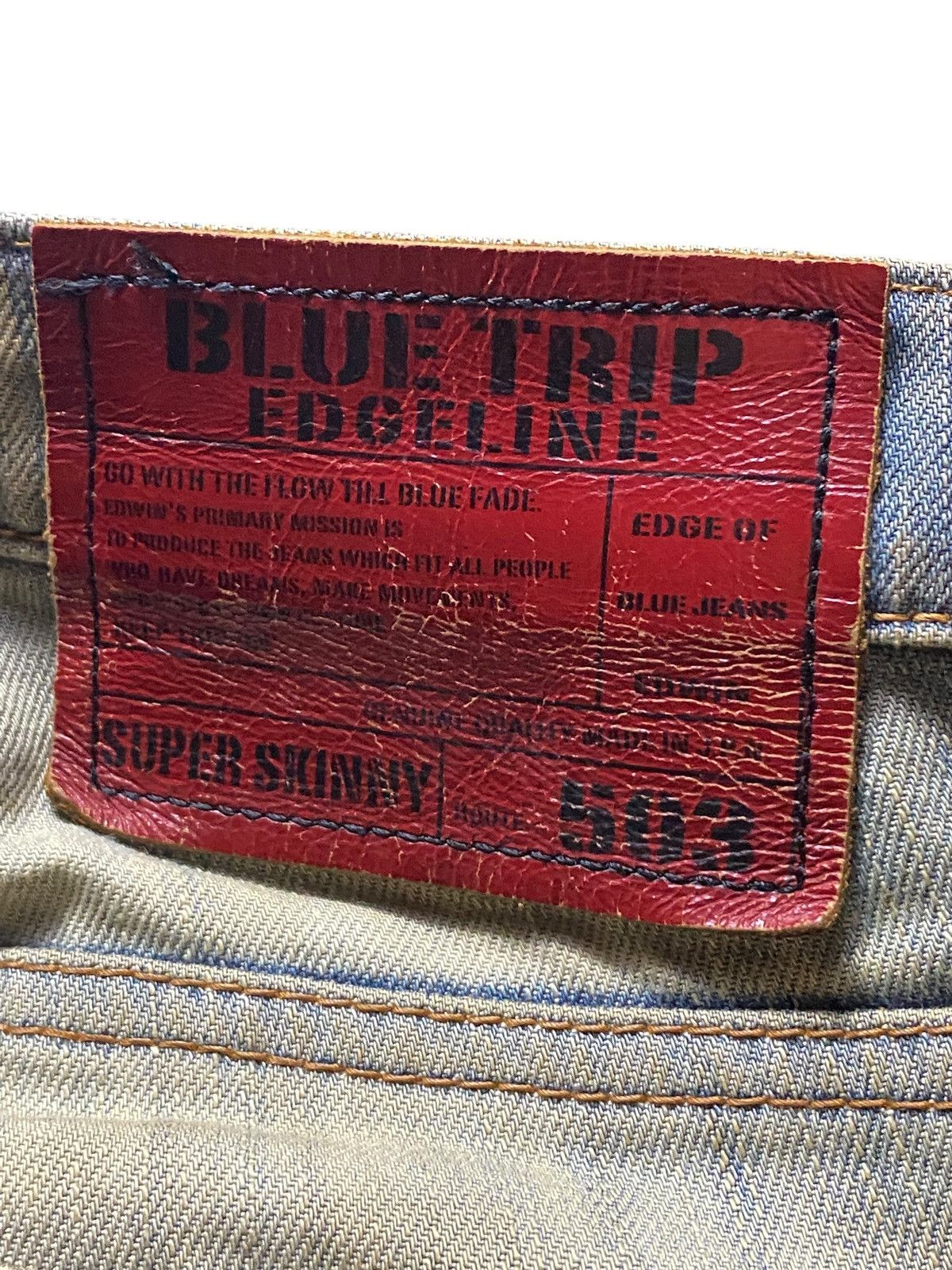 Edwin Edwin Japanese brand Grunge Distressed Jeans Size US 34 / EU 50 - 13 Thumbnail