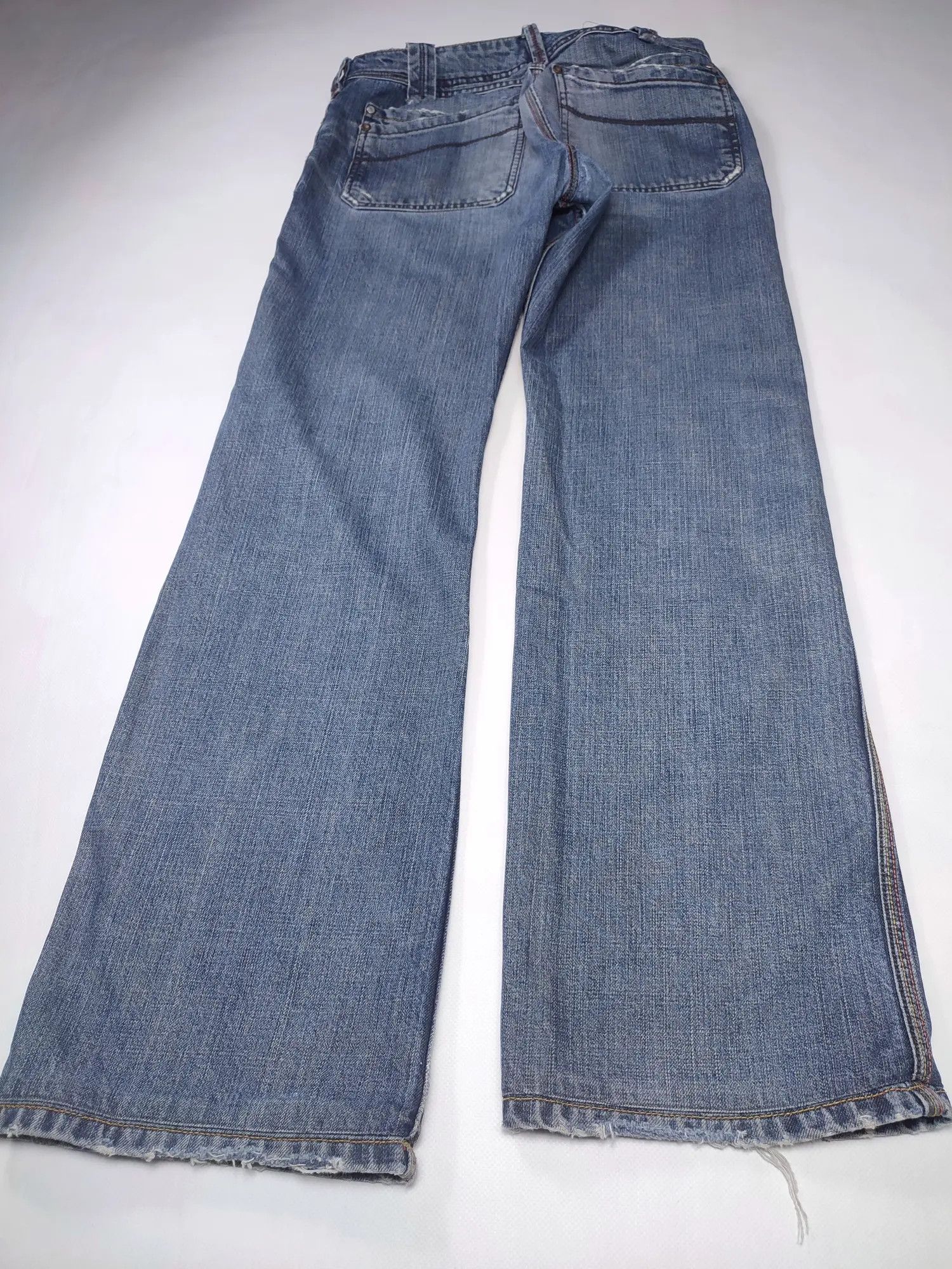 Diesel × Vintage Diesel Moorix Washed Straight Damaged Denim Pants Size US 30 / EU 46 - 13 Thumbnail