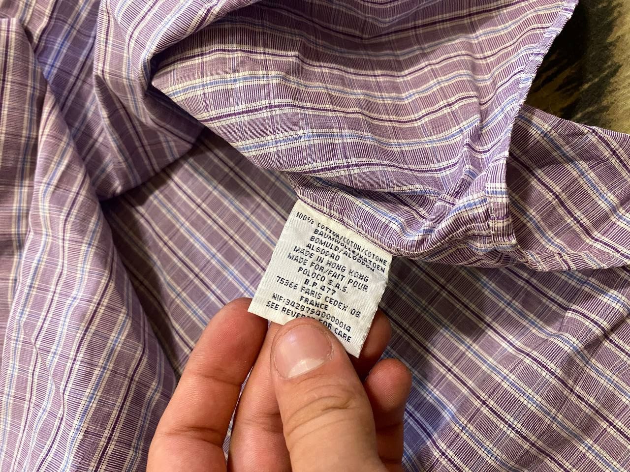 Polo Ralph Lauren Vintage Polo Ralph Lauren 100% Cotton Button Up Shirt Size US L / EU 52-54 / 3 - 3 Thumbnail