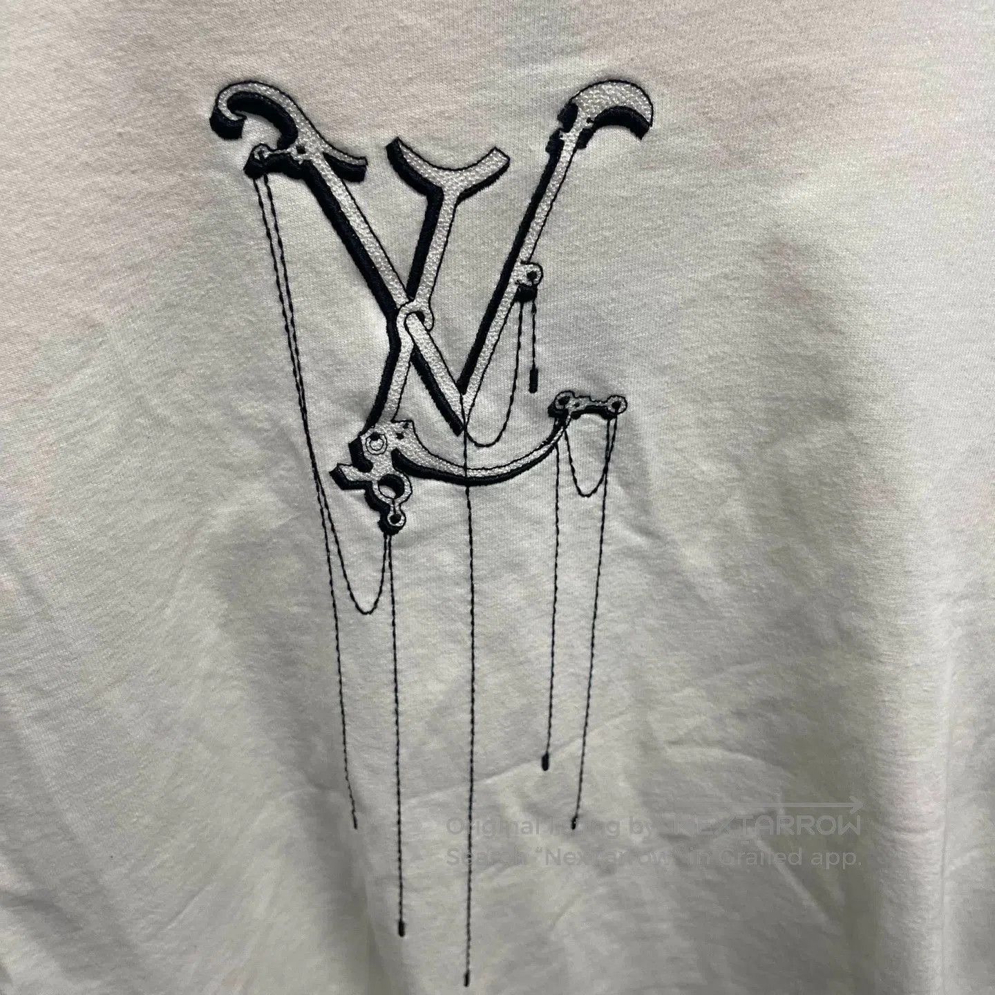 Louis Vuitton White Short Sleeve Graphic T-Shirt. Size US M / EU 48-50 / 2 - 4 Thumbnail
