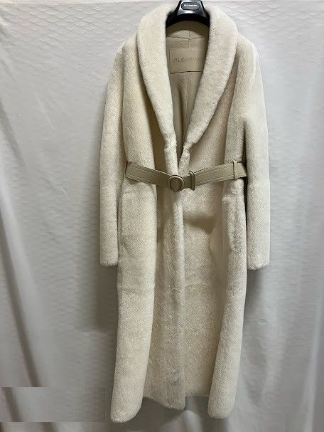 Jil Sander o1loc1c1124 Coat in White Size L / US 10 / IT 46 - 1 Preview