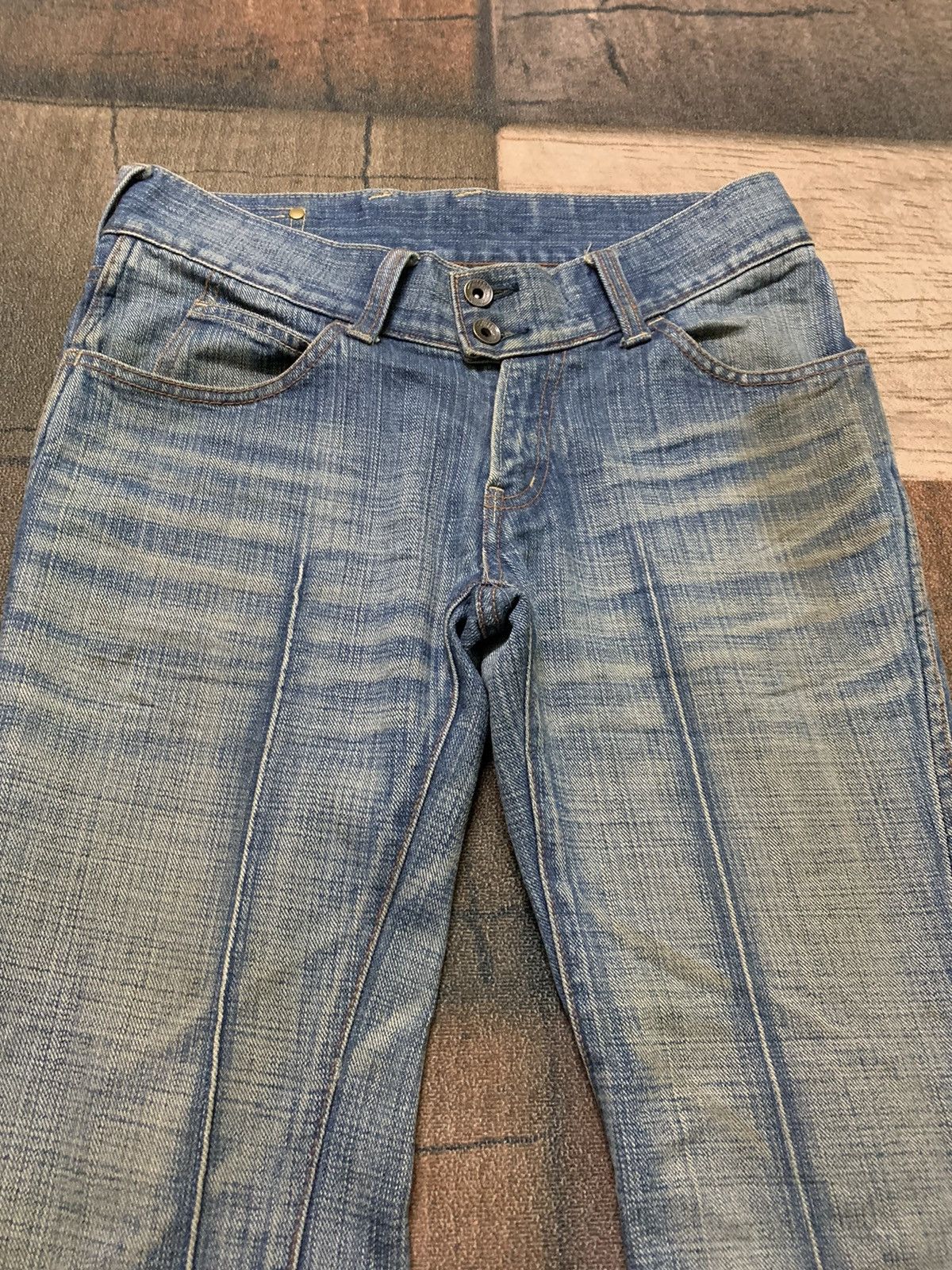 If Six Was Nine Flared rusty mud buffalo jeans obelisk style Size US 30 / EU 46 - 3 Thumbnail