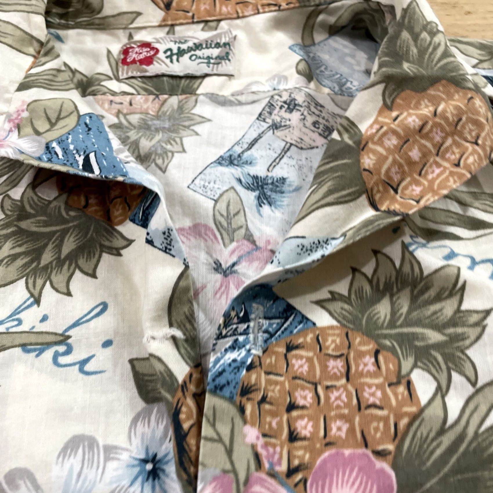 Hilo Hattie Hilo Hattie Hawaiian Button Shirt Men M Pacific Print Pineapple Graphic Relaxed Shirt Size US M / EU 48-50 / 2 - 6 Thumbnail