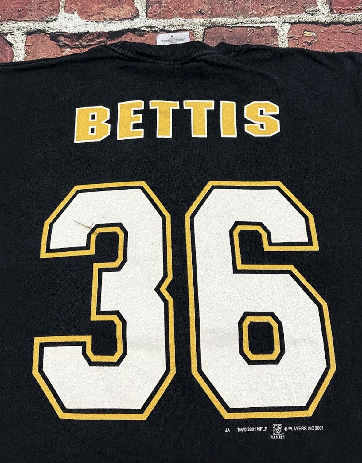 NFL Vintage Pittsburgh Steelers Jerome Bettis Jersey Style Tee Size US M / EU 48-50 / 2 - 4 Thumbnail