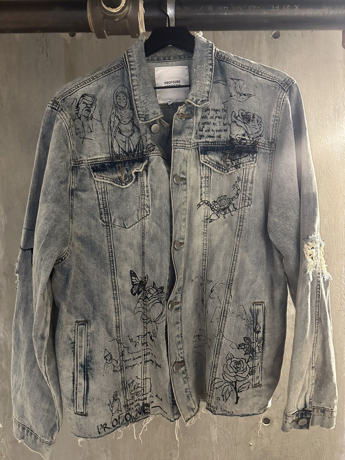 Profound Aesthetic Profound Aesthetic Denim Jacket Design size XL Size US XL / EU 56 / 4 - 1 Thumbnail