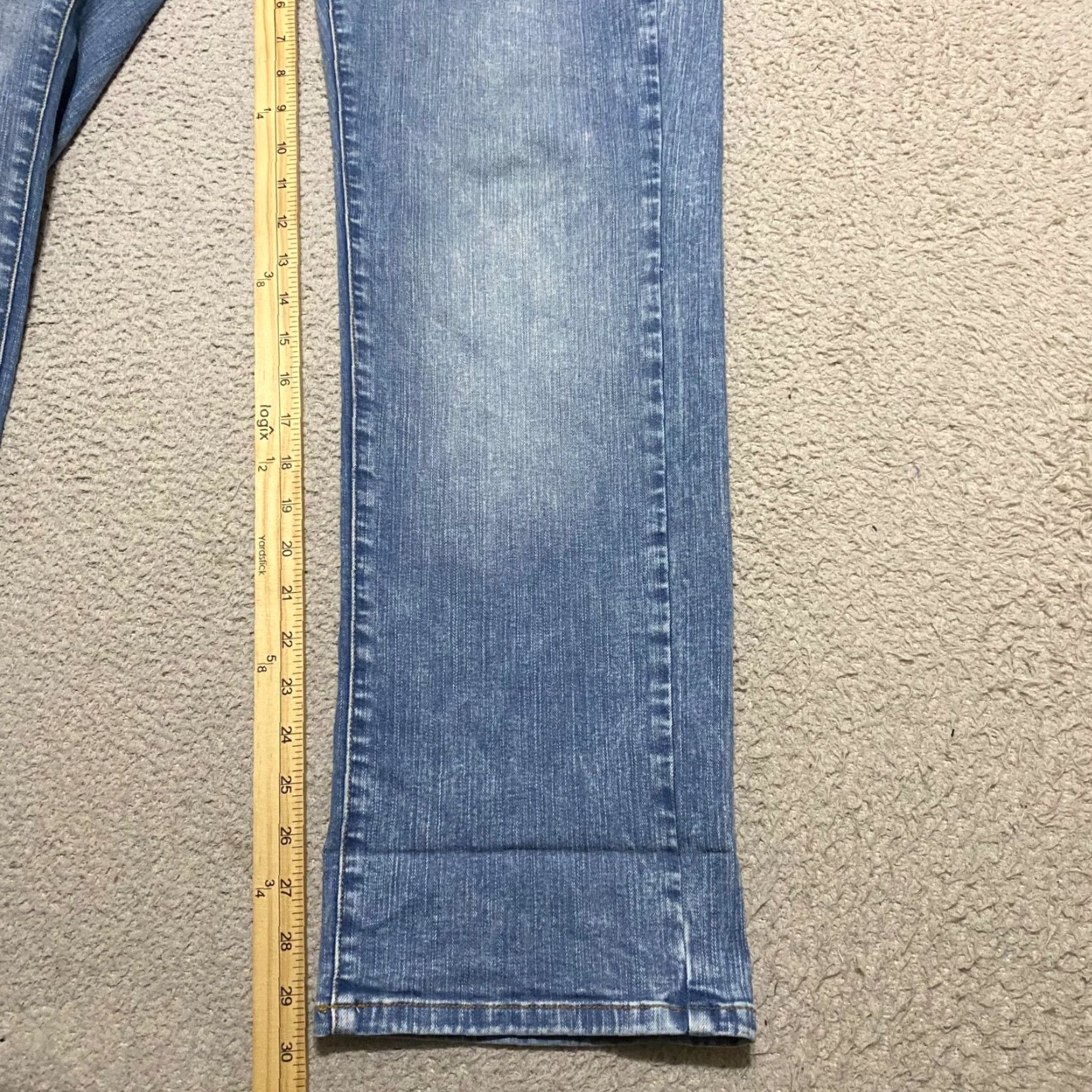 Torrid Torrid Jeans Blue Denim High Rise 5-Pocket 26 Regular Girls Size 12 Bombshell Skinny Straight Size 26" / US 2 / IT 38 - 6 Thumbnail