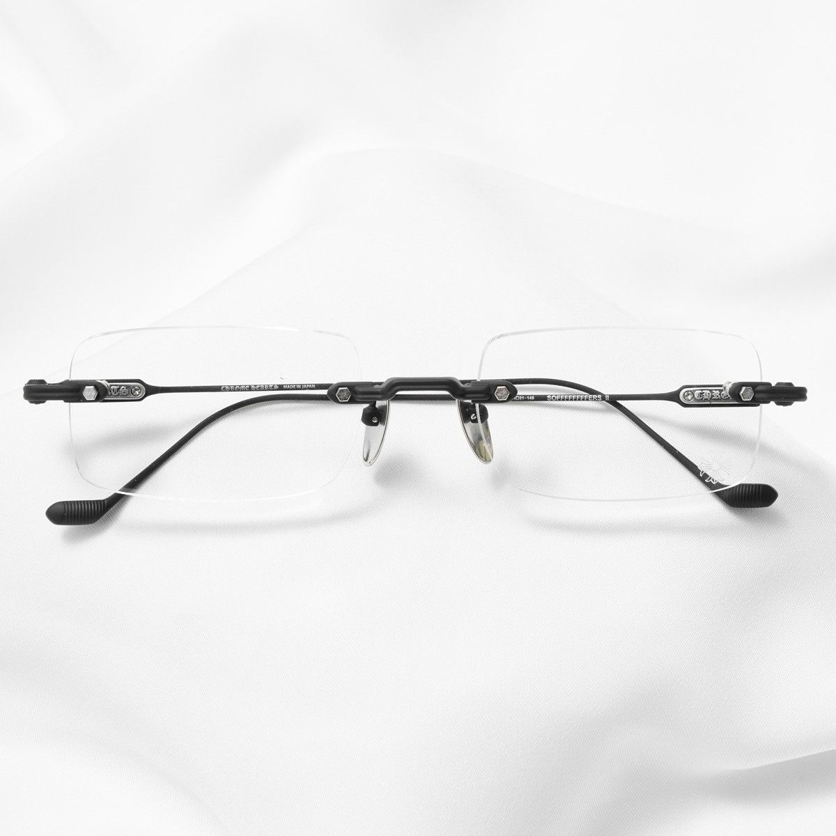 Chrome Hearts CHROME HEARTS SOFFFFFFFFERS II MbK/SHINY SILVER GLASSES Size ONE SIZE - 6 Thumbnail