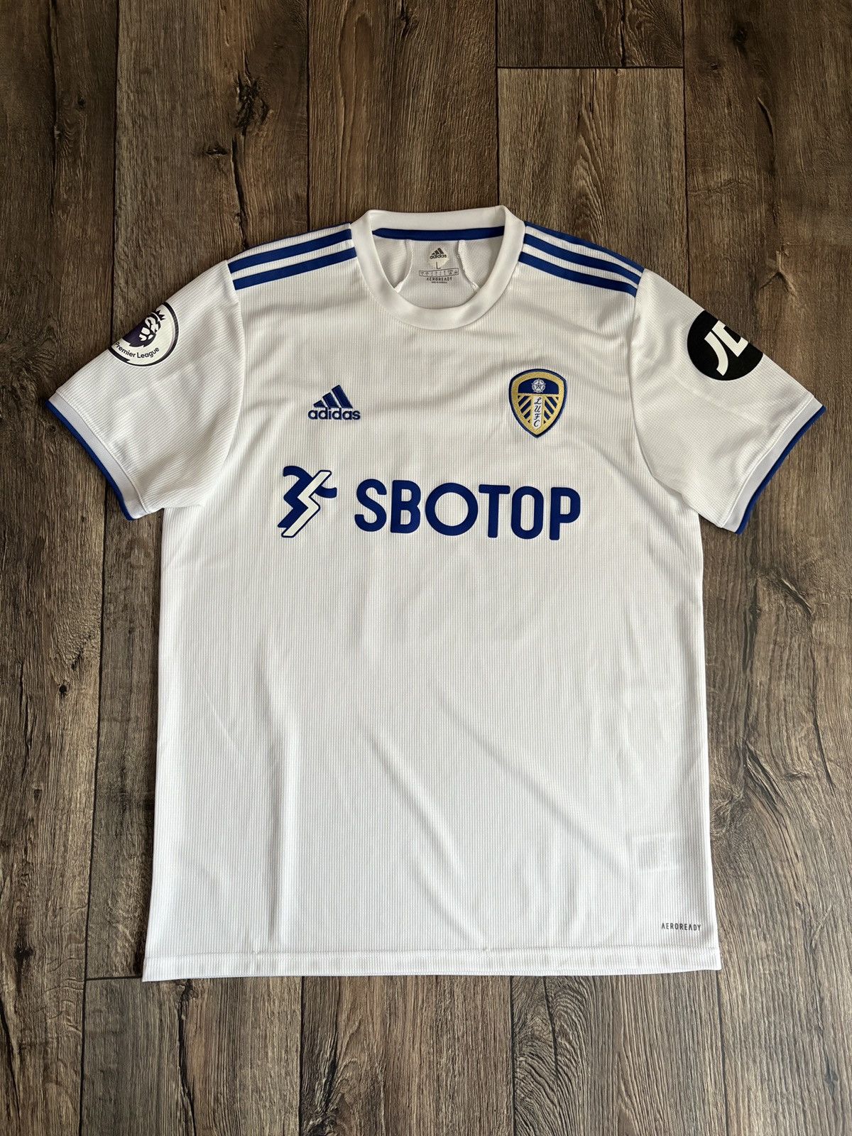 2020 2021 Adidas Leeds United #18 Raphinha Home Soccer Shirt