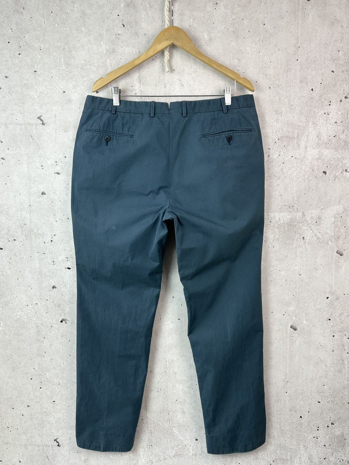 Ermenegildo Zegna Ermenegildo Zegna Slim-fit Blue Cotton Men’s Chino Pants Size US 36 / EU 52 - 8 Thumbnail