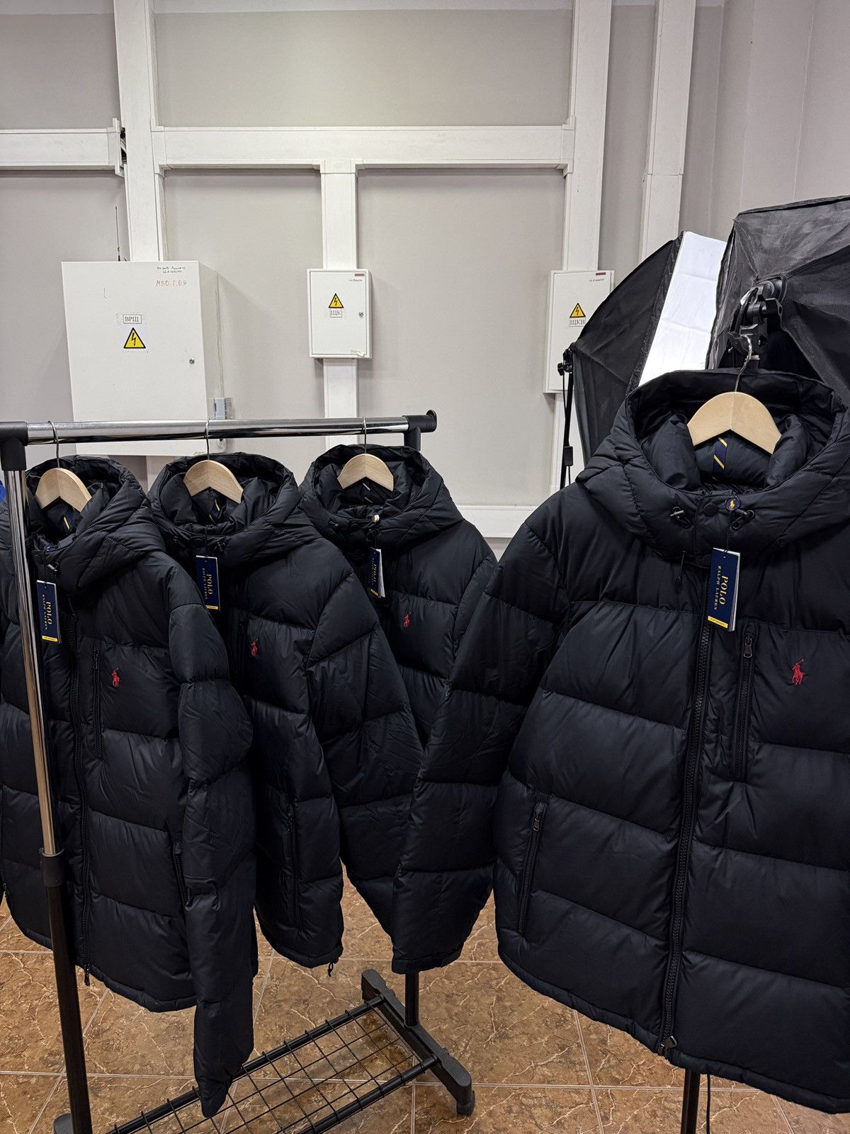 🇺🇸❗️NEW Ralph Lauren Hooded Down Puffer Black El Cap Jacket