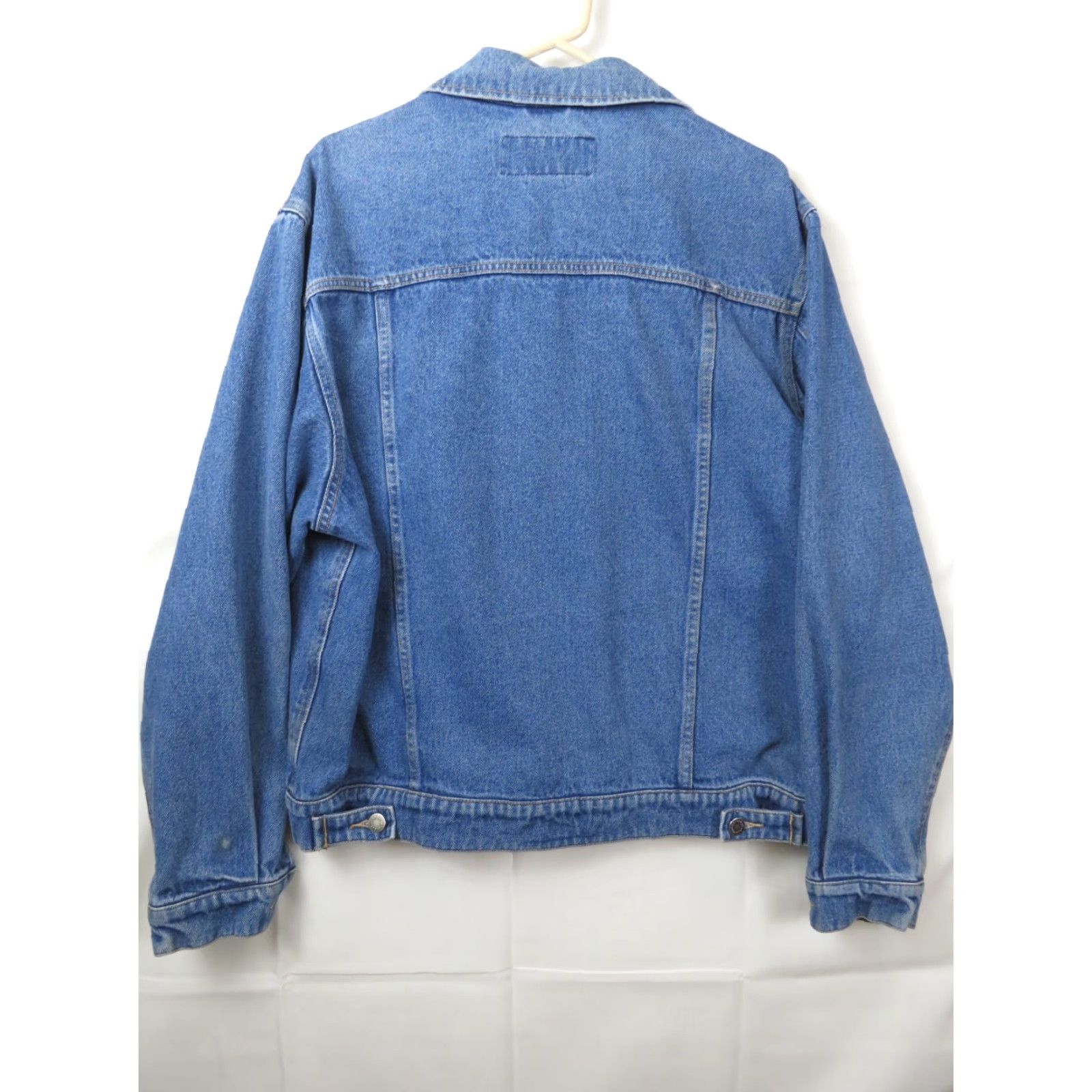 Wrangler VINTAGE Wrangler Hero Distressed Denim Jean Jacket Blue Large Regular Mens Jacket Size US 33 - 5 Thumbnail