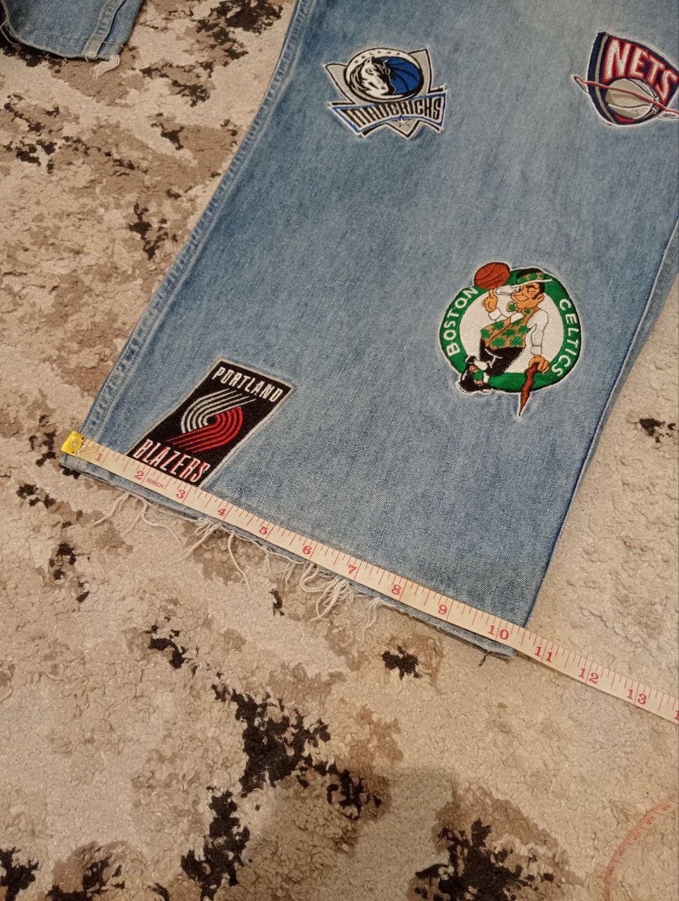 NBA Vintage Unk NBA Embroidery All Team Big Size Jeans Size US 40 / EU 56 - 17 Thumbnail