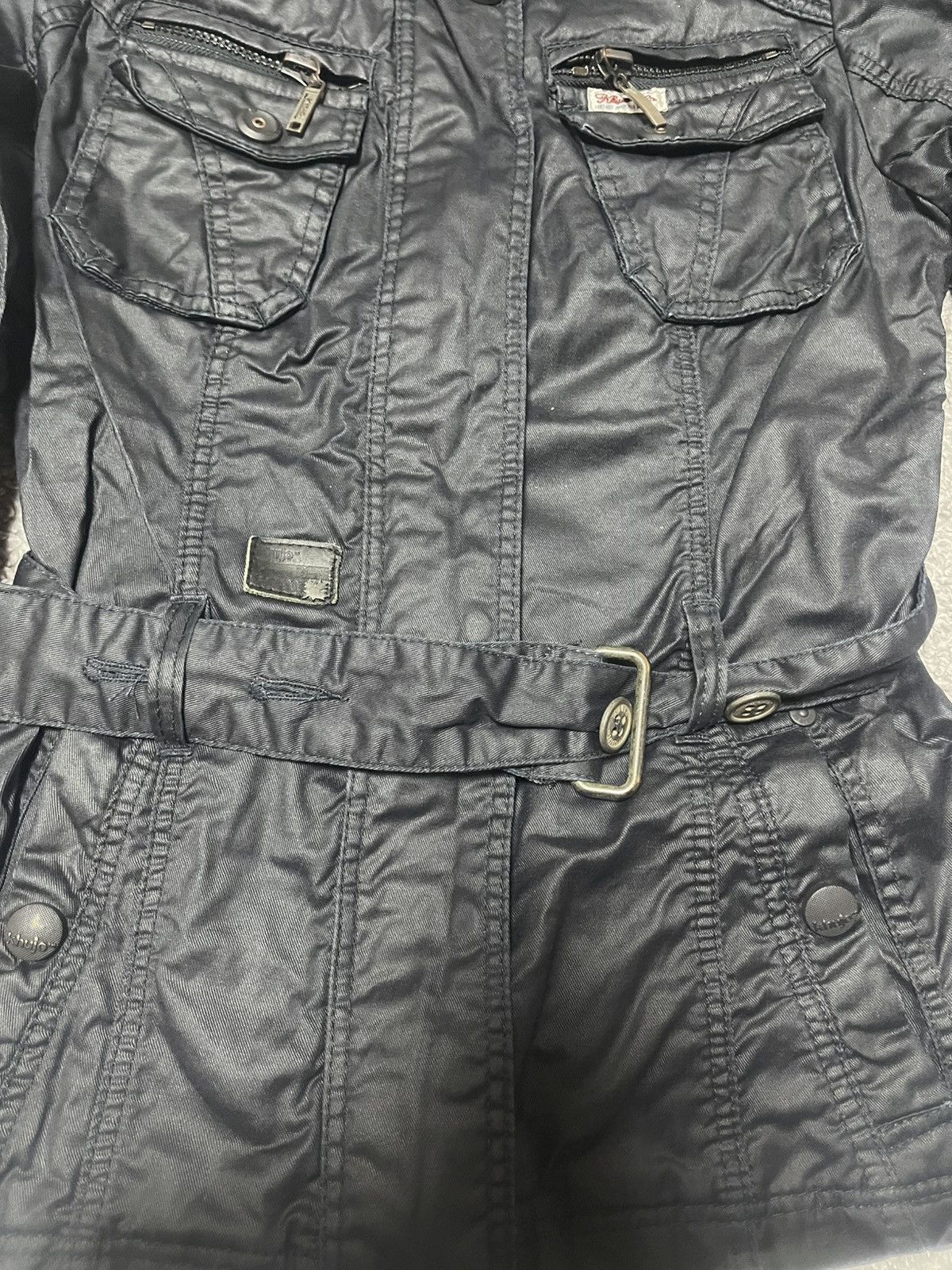 Japanese Brand Khujo Siren shell Japanese belted Jacket Patchwork size S Size S / US 4 / IT 40 - 9 Thumbnail