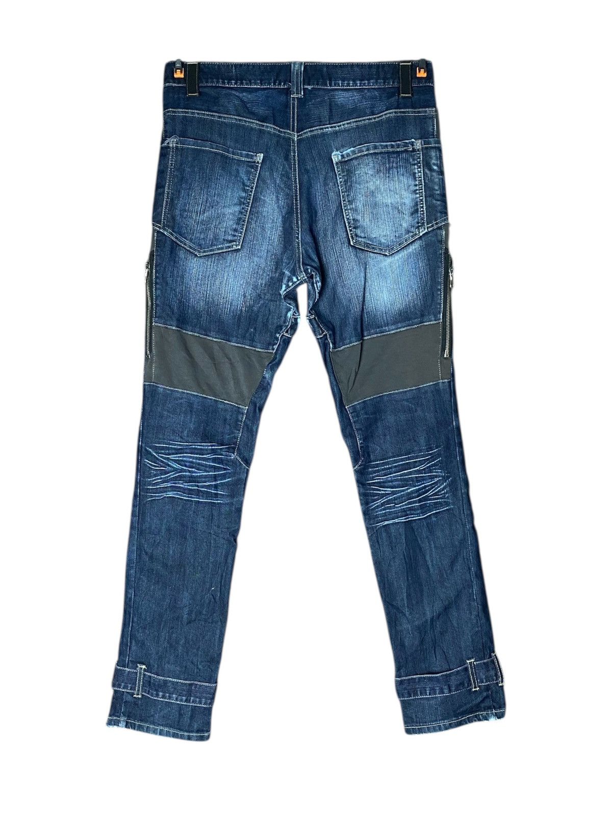 PPFM Rare PPFM Bondage Punk Distressed Denim Size US 31 - 5 Thumbnail