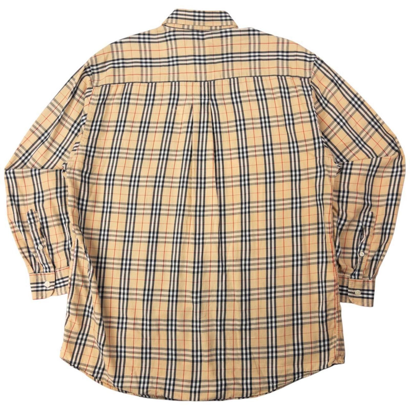 Burberry Vintage Burberry Nova Check Long Sleeve Shirt Size M Size US M / EU 48-50 / 2 - 2 Thumbnail