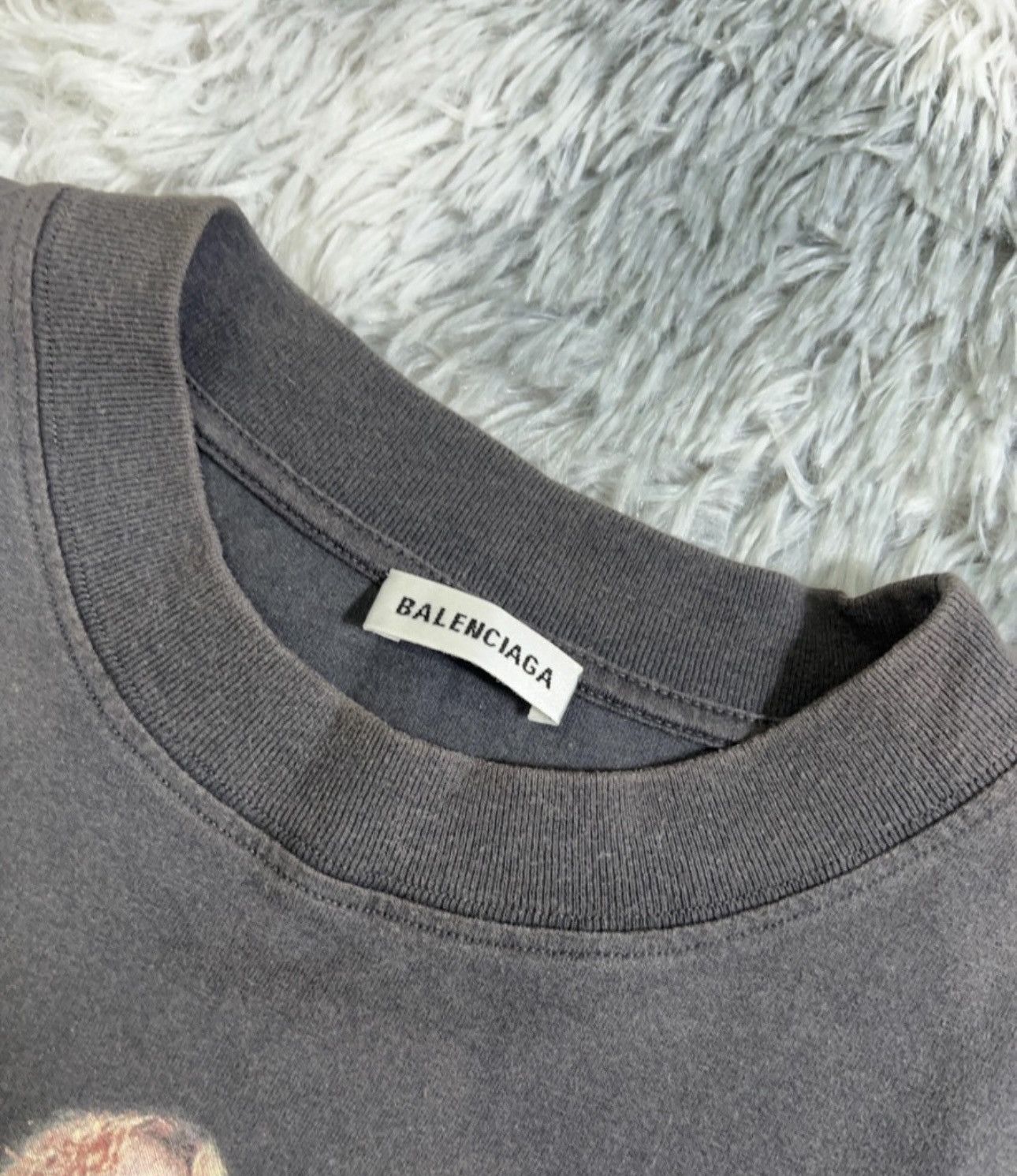 Balenciaga Balenciaga FW18 Speed Hunters Portrait Print Logo Short Sle Size US XS / EU 42 / 0 - 8 Thumbnail