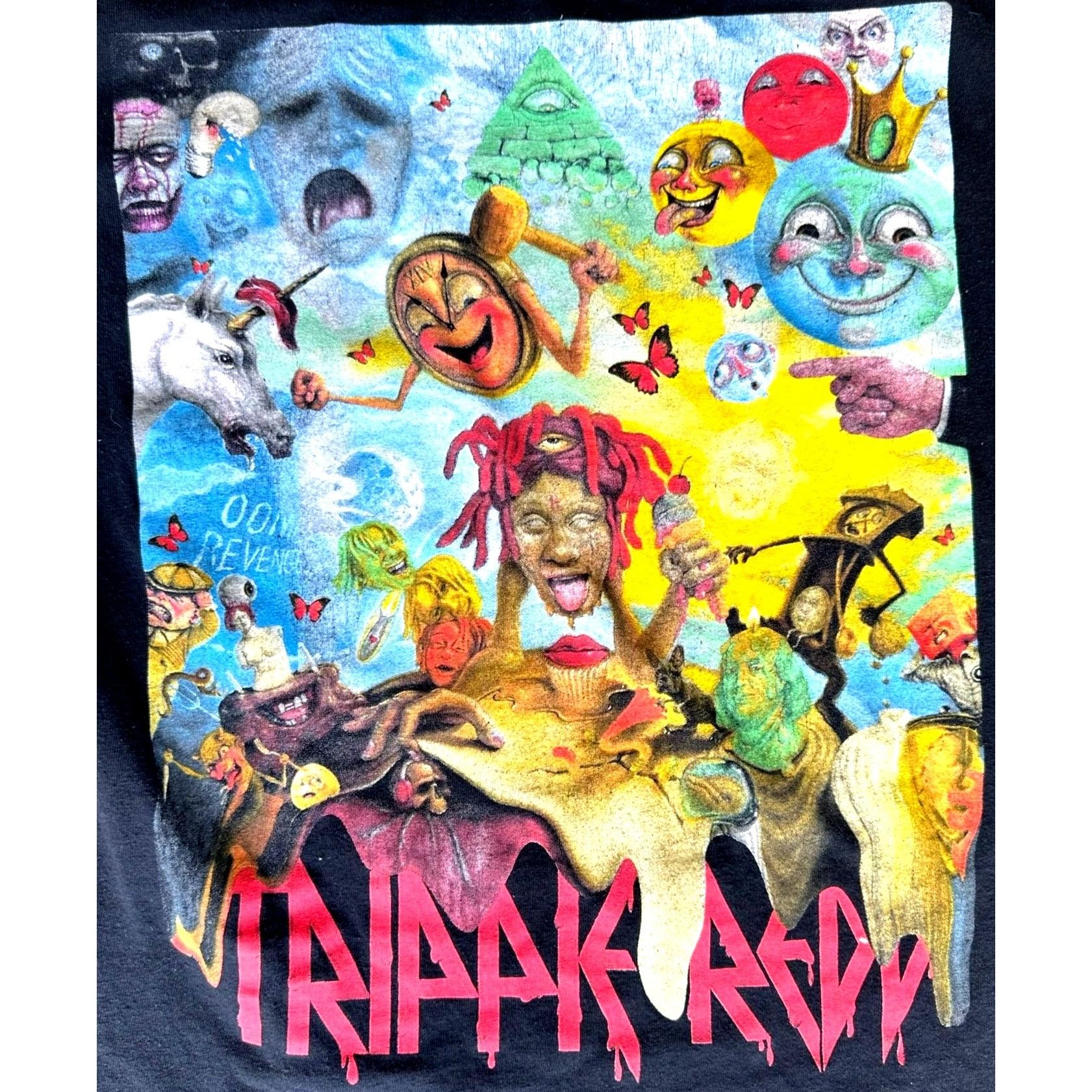 Rap Tees Trippie Redd Lifes A Trip T Shirt Large Black Tour Album Art Size US L / EU 52-54 / 3 - 1 Thumbnail