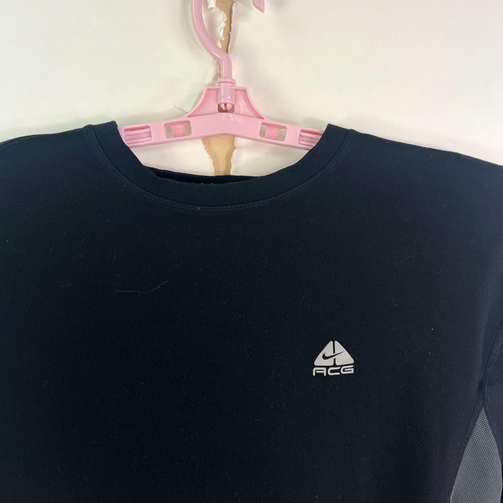 Nike ACG Nike ACG Long Sleeve Shirt Womens L Black Colorblock 90s Athleisure Outdoor Retro Windbreaker Jacket Pull-Over Top Size L / US 10 / IT 46 - 2 Thumbnail