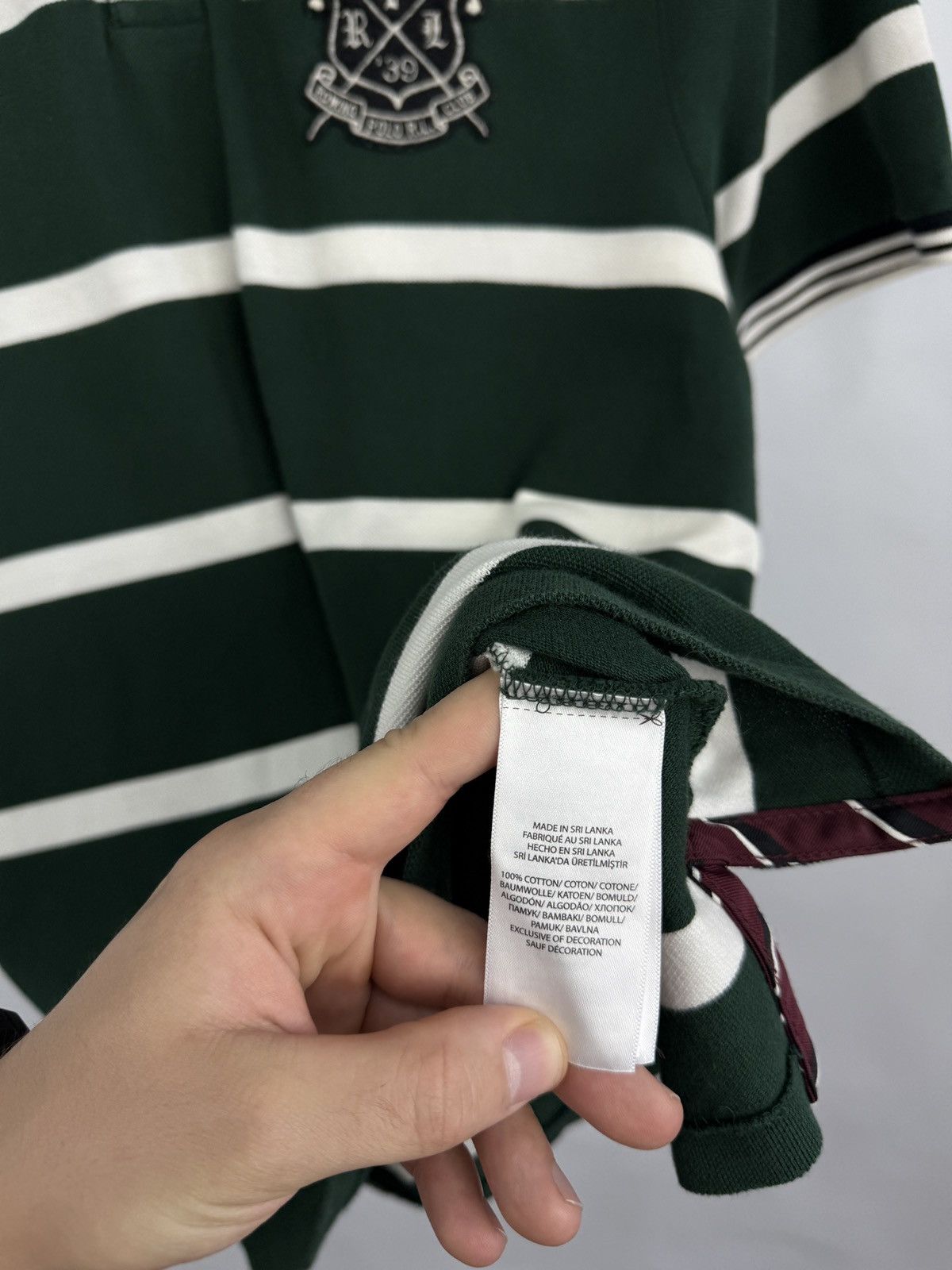 Polo Ralph Lauren 🇺🇸 Polo Ralph Lauren Rowing Club Custom Slim Fit Polo T-Shirt Size US L / EU 52-54 / 3 - 6 Thumbnail