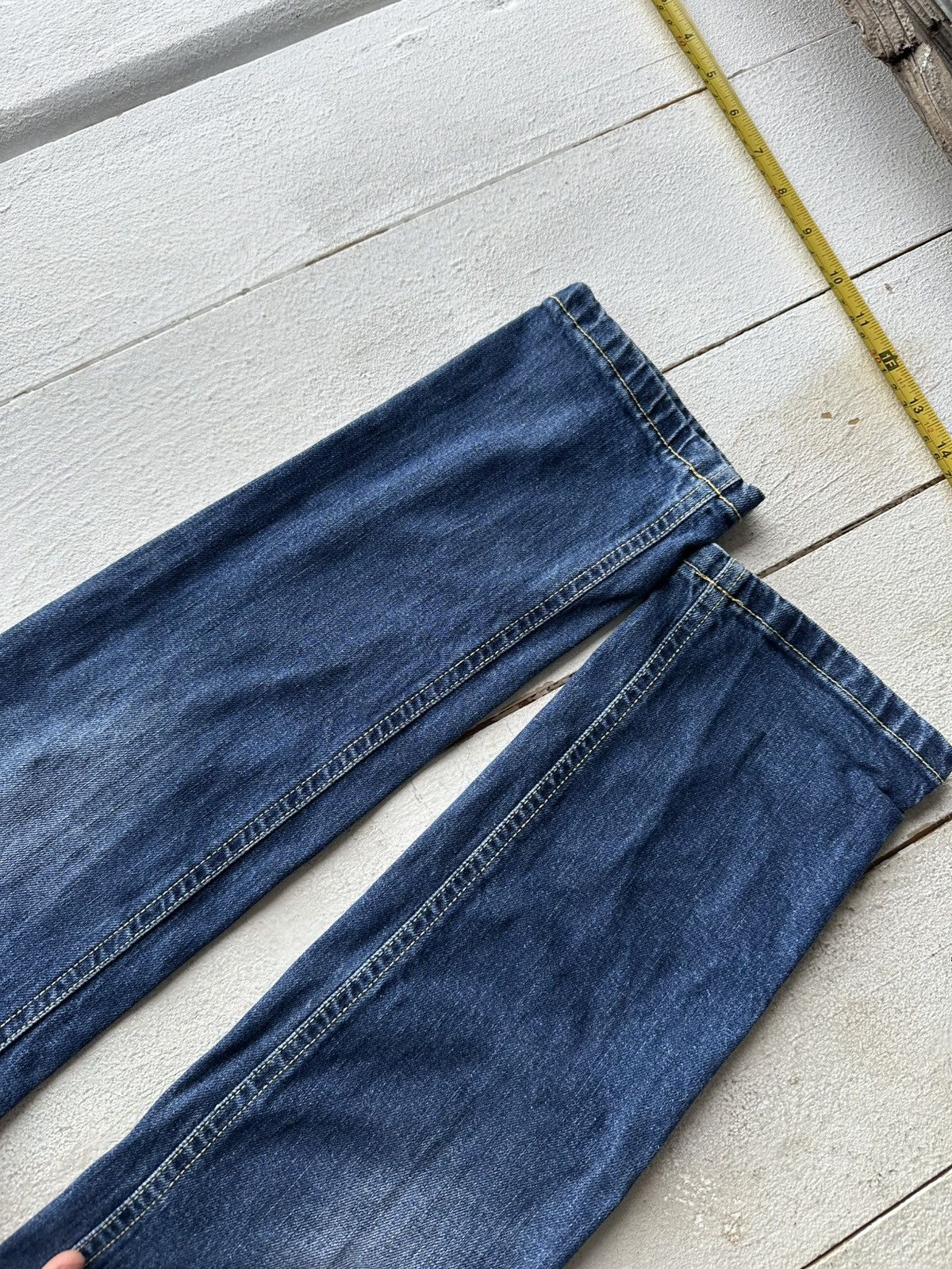 Armani 🚨Gothic Armani Regular Slim relax Flared Jeans Womens Size 30" / US 8 / IT 44 - 4 Thumbnail