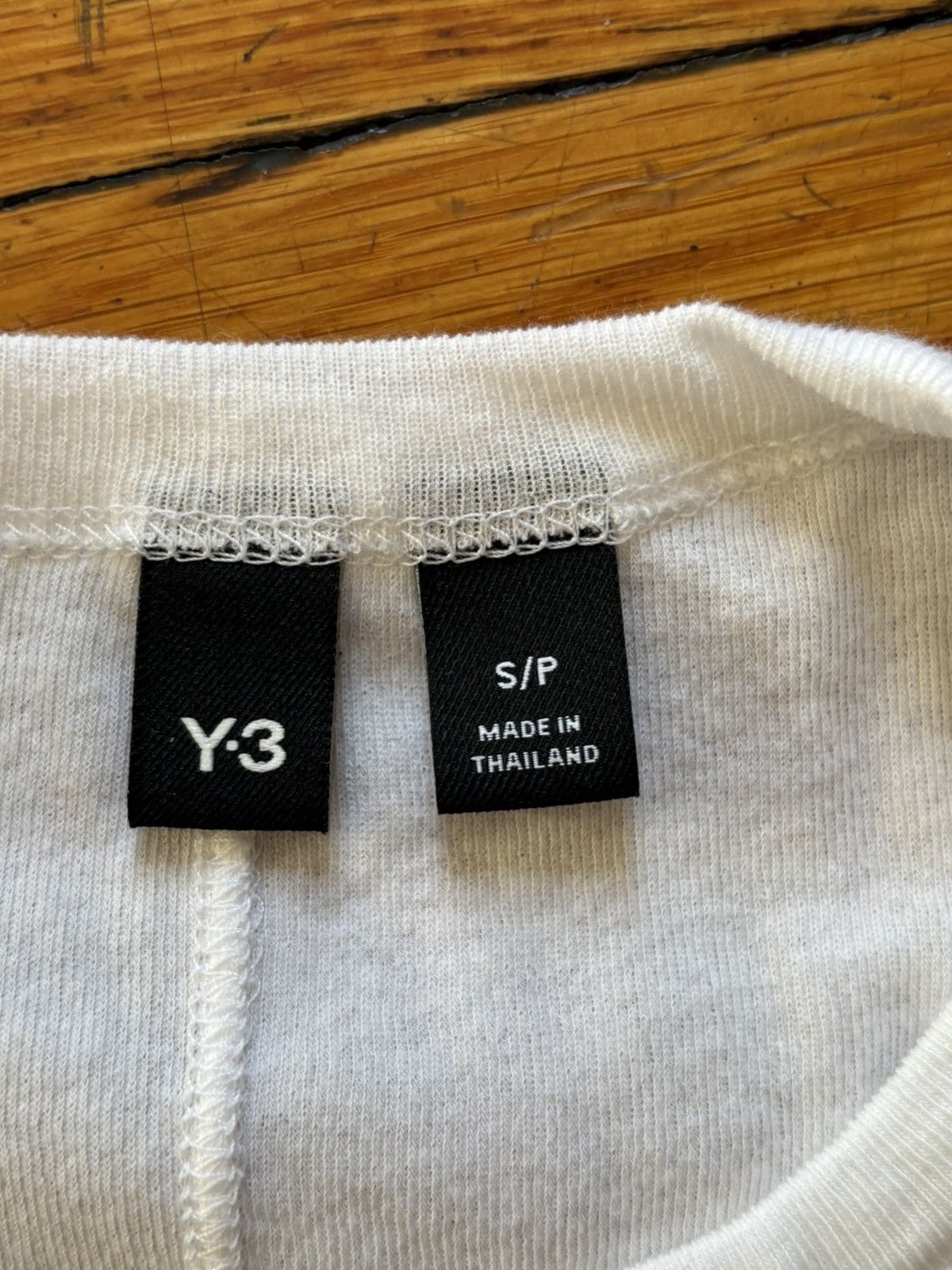 Y-3 Y-3 fitted white T-shirt, S/P, with tag, 100% cotton Size S / US 4 / IT 40 - 7 Thumbnail
