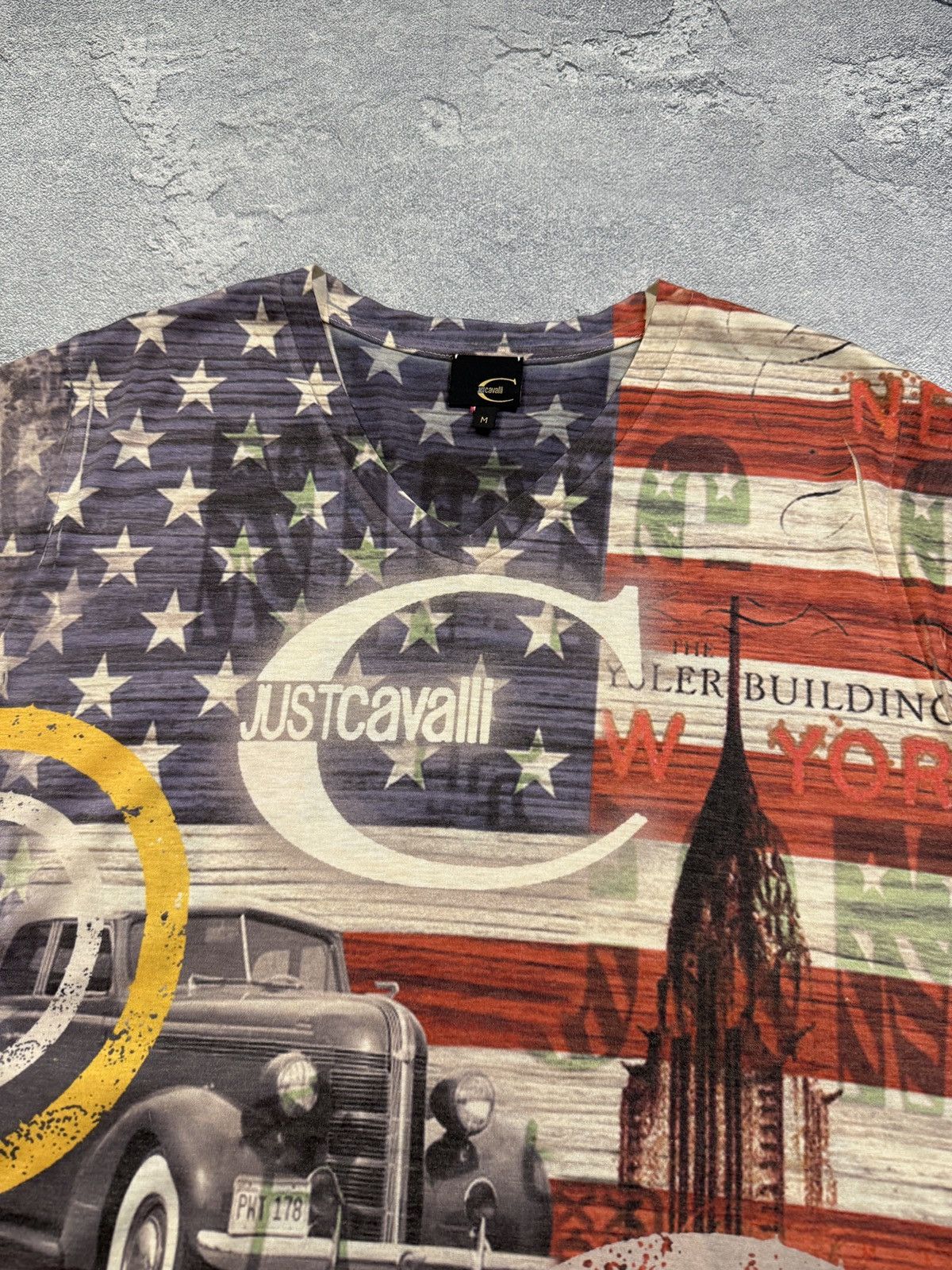 Japanese Brand Just Cavalli tee Vintage 90s metal punk emo gothic USA Size US L / EU 52-54 / 3 - 2 Thumbnail