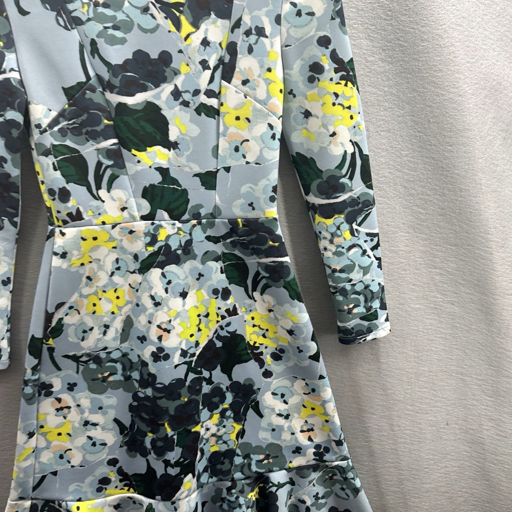 Erdem Erdem Women's Flare Dress 6 Blue Floral Sleeveless Formal Party Wedding UK Elegant Vintage Size M / US 6-8 / IT 42-44 - 4 Thumbnail