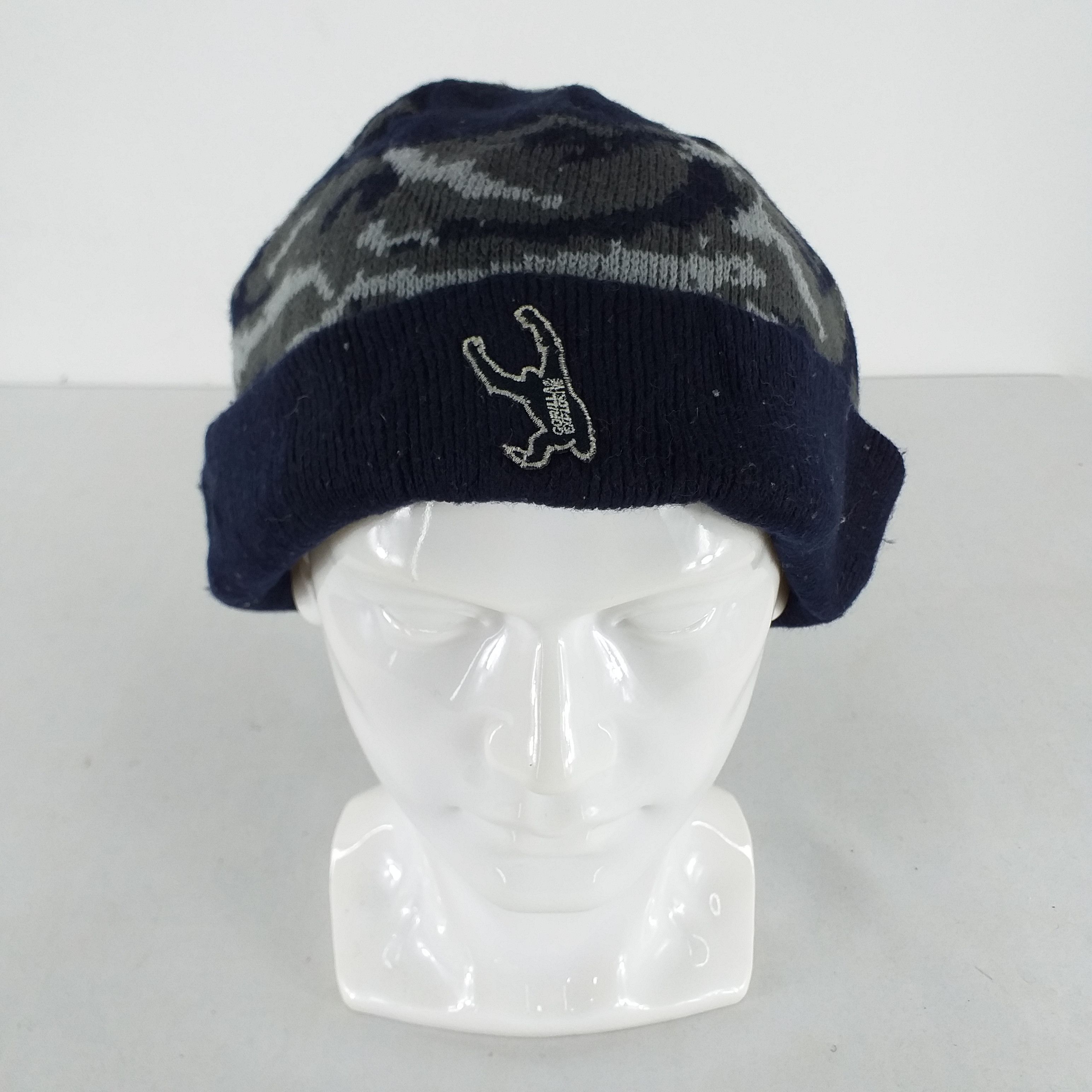 Japanese Brand Gorilla Embroidery Full Print Snow Cap Hat Beanie -BN316 Size ONE SIZE - 1 Thumbnail