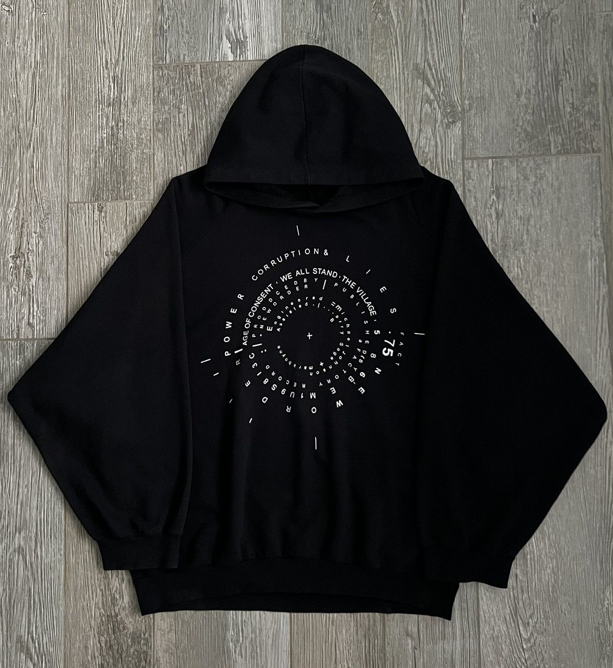 Raf Simons AW03 Raf Simons Closer Power Corruption & Lies Black Hoodie Size US XL / EU 56 / 4 - 3 Thumbnail
