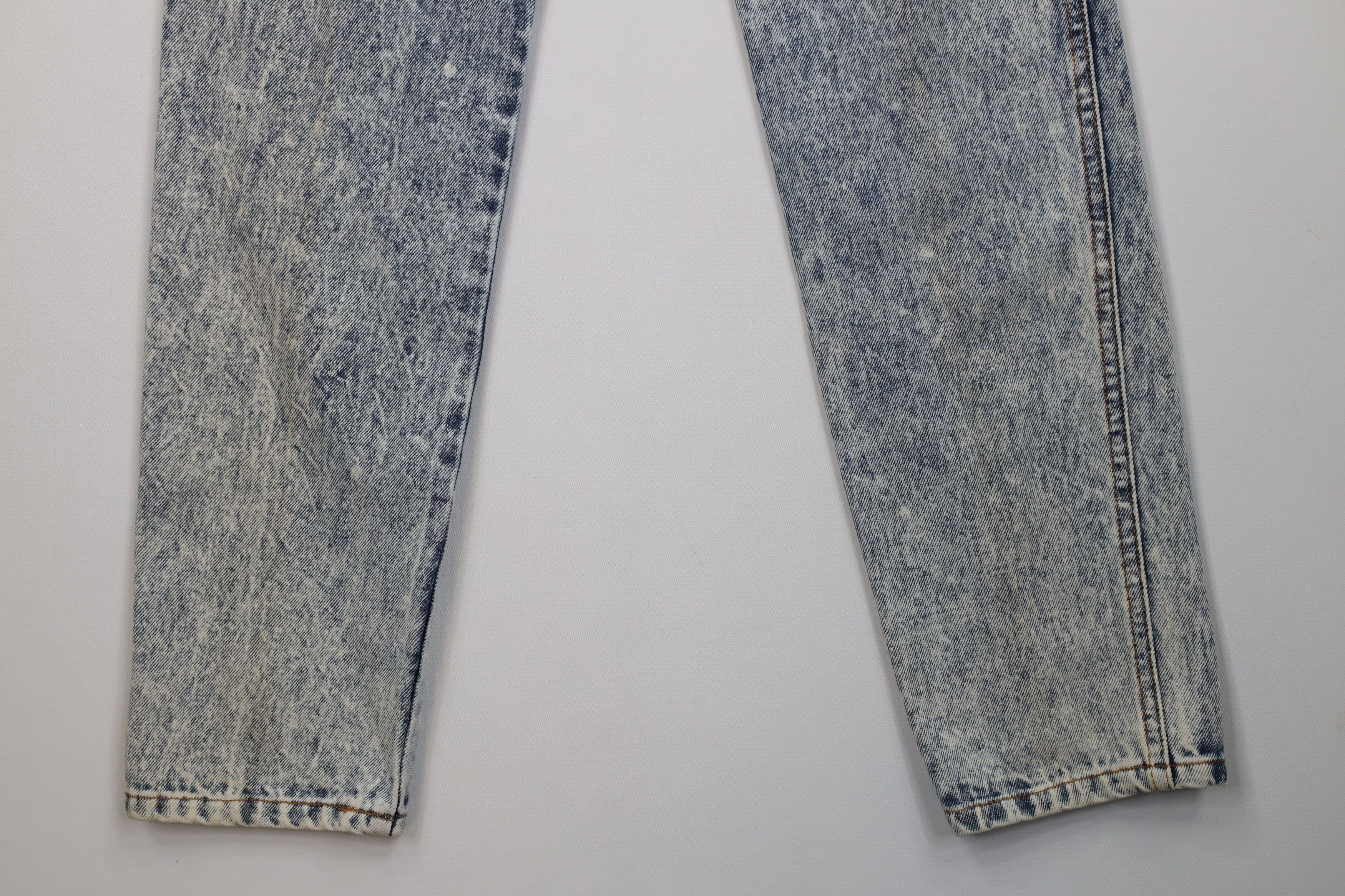 Cadillac Deadstock Vintage 80s 90s Cadillac Acid Wash Denim Jeans Size 28" / US 6 / IT 42 - 14 Thumbnail