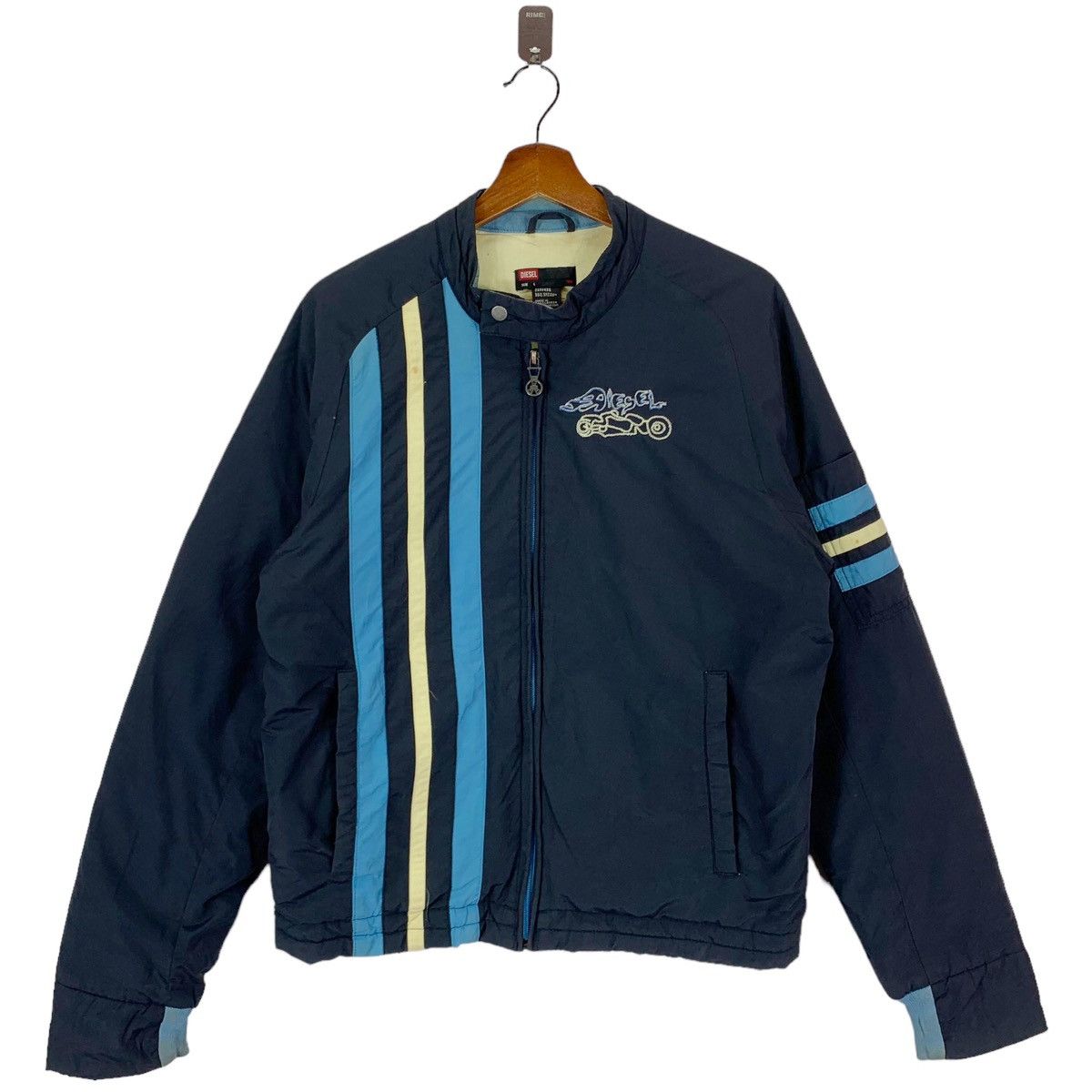 Diesel VINTAGE DIESEL ROAD WARRIOR BIKERS LIGHT ZIPPER JACKET Size US L / EU 52-54 / 3 - 1 Thumbnail