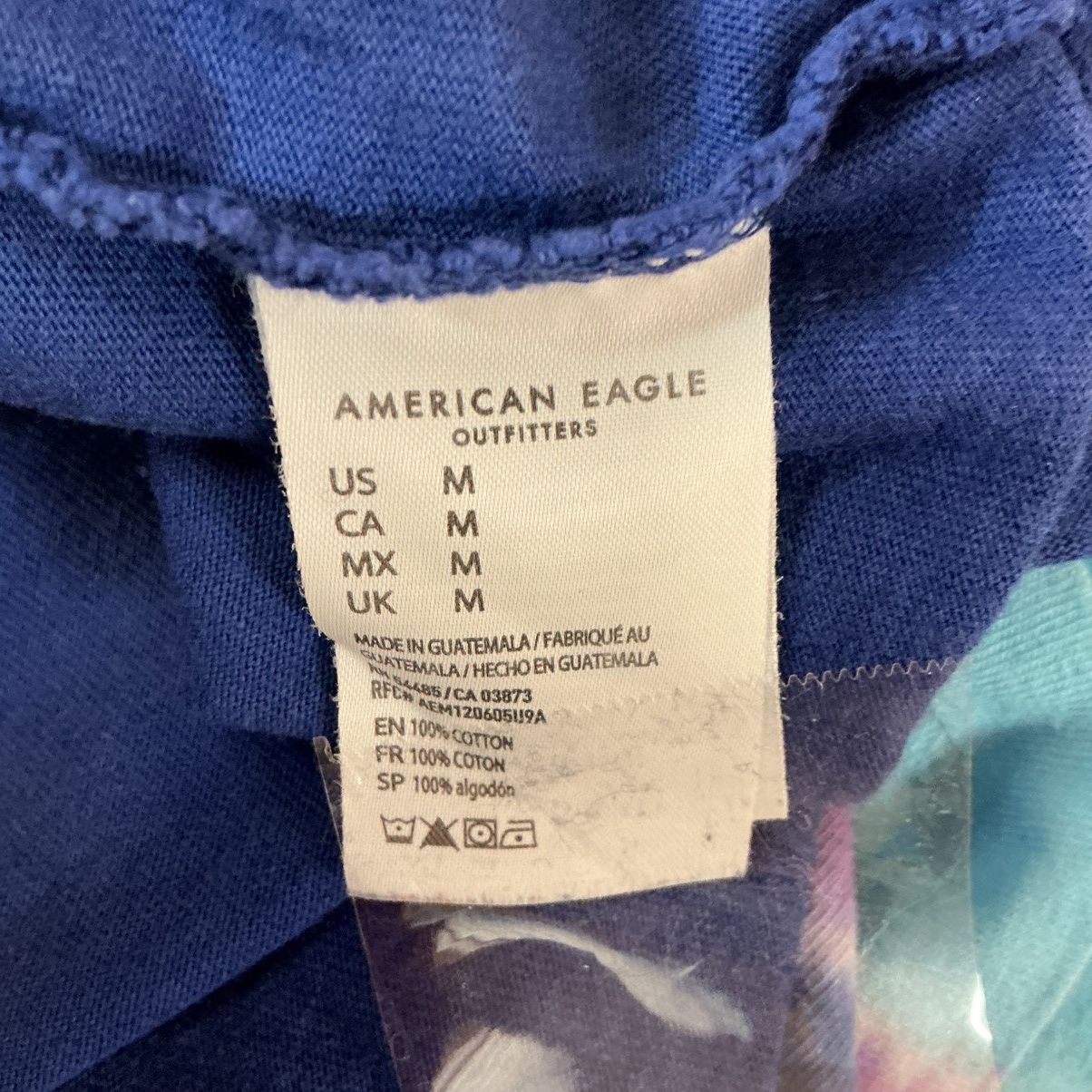 American Eagle Outfitters American Eagle Outfitters Men Small Tie Dye Tee Young Money Size US M / EU 48-50 / 2 - 4 Thumbnail