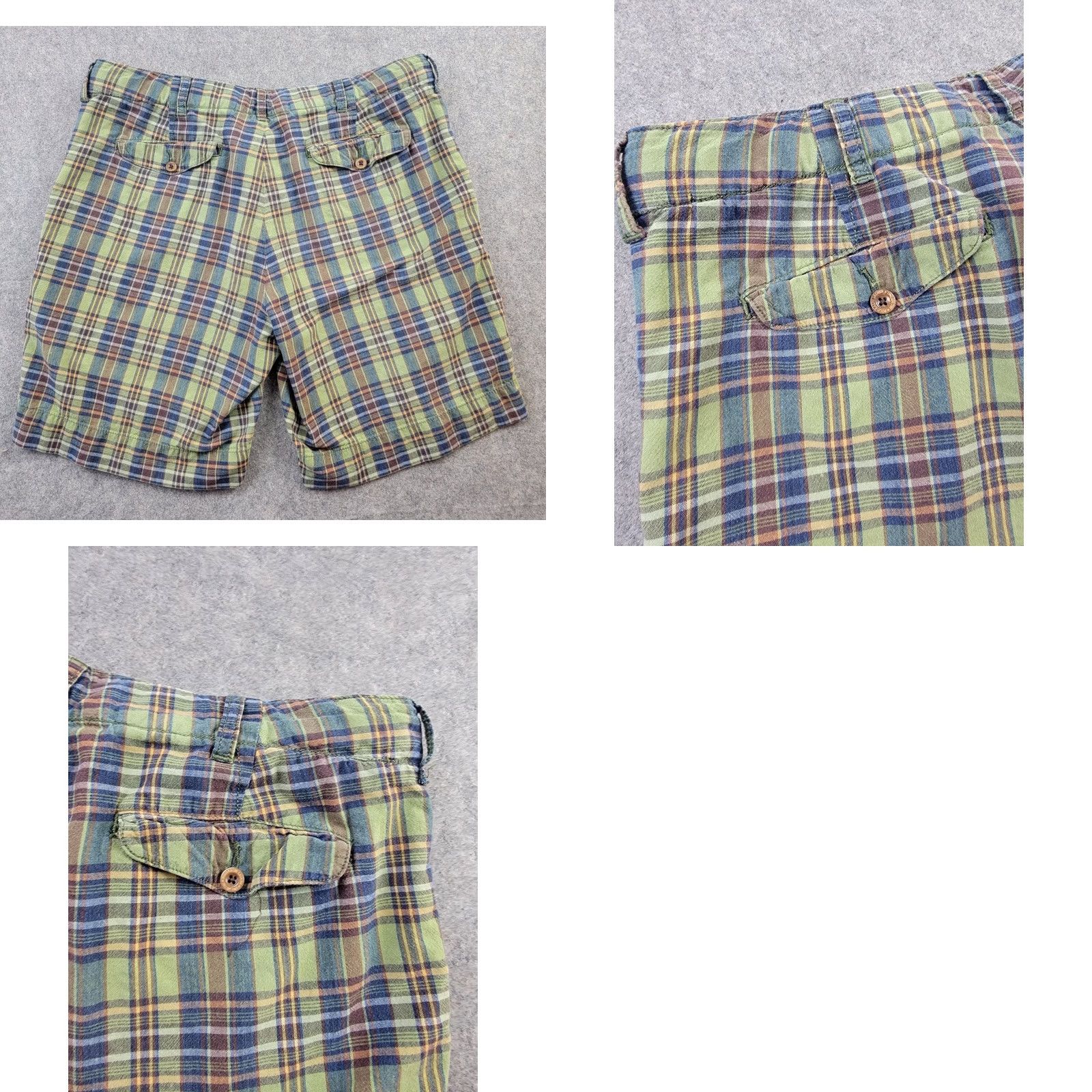 Polo Ralph Lauren Polo Ralph Lauren Shorts Mens 36 Green Plaid Cotton Casual Size US M / EU 48-50 / 2 - 10 Thumbnail
