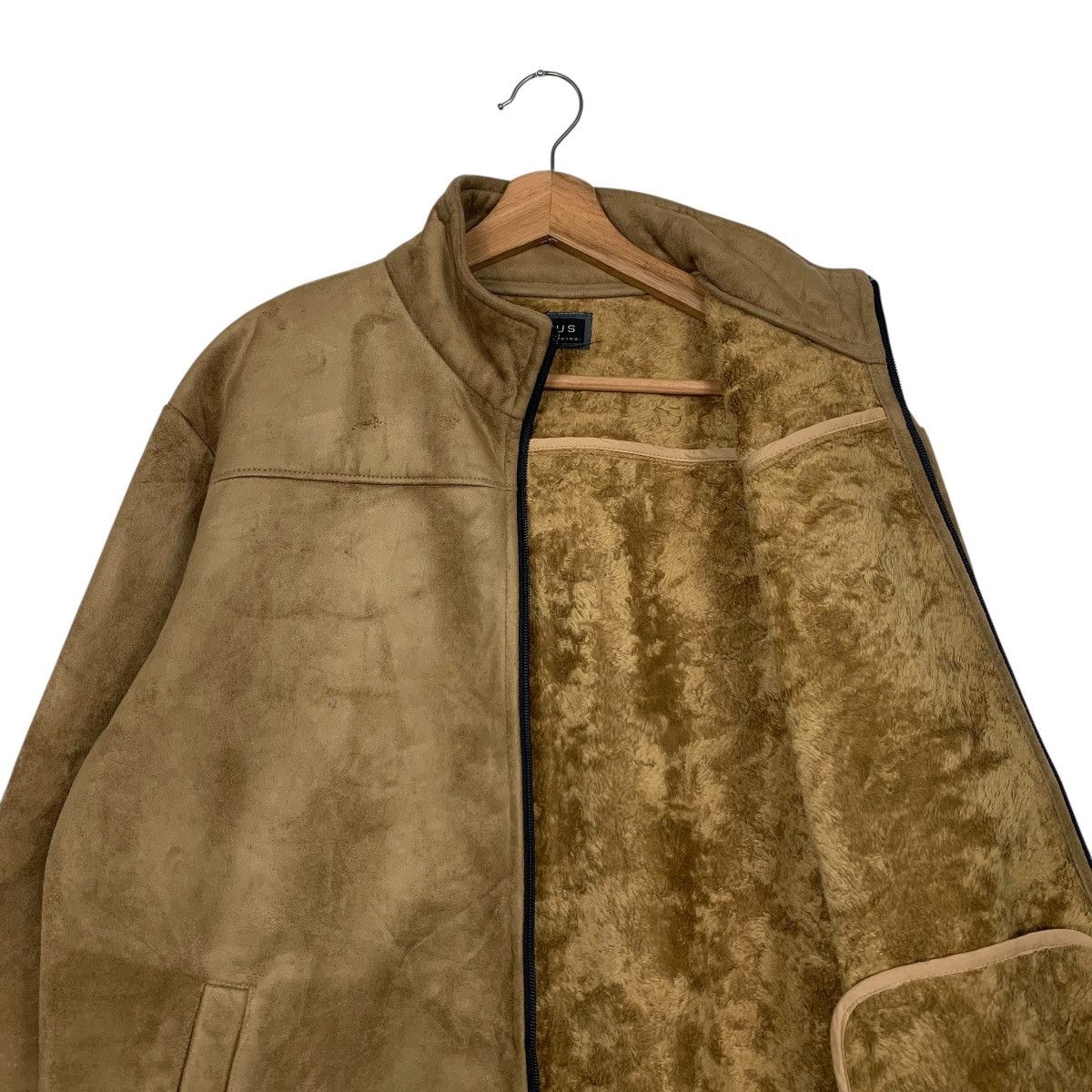 Japanese Brand JACCUS Fleece Lined Stand Collar Jacket #2835-C128 Size US L / EU 52-54 / 3 - 9 Thumbnail