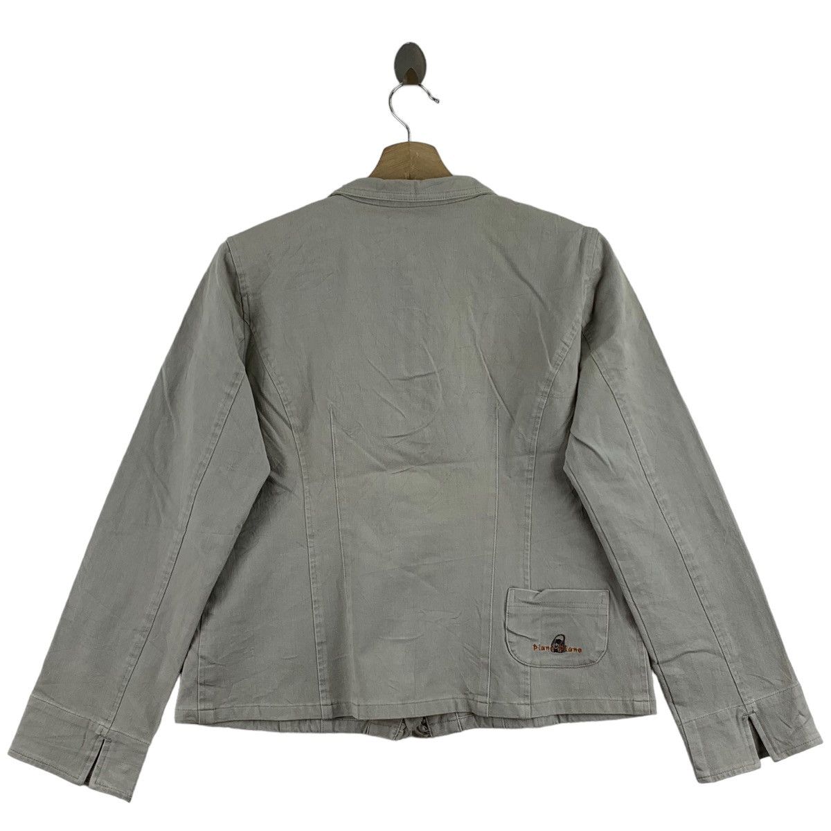 Japanese Brand PIANOPIANO Japanese Designer Small Embroidered Logo Grey Size M / US 6-8 / IT 42-44 - 3 Thumbnail
