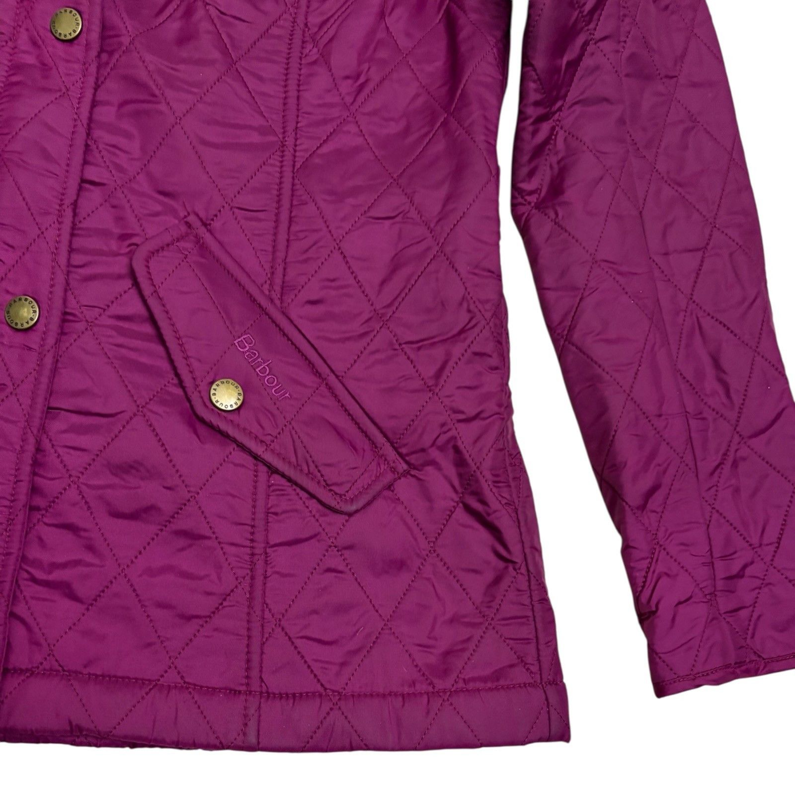 Barbour BARBOUR Kensington Quilt Fleece-Lined Winter Jacket 4 Size S / US 4 / IT 40 - 3 Thumbnail