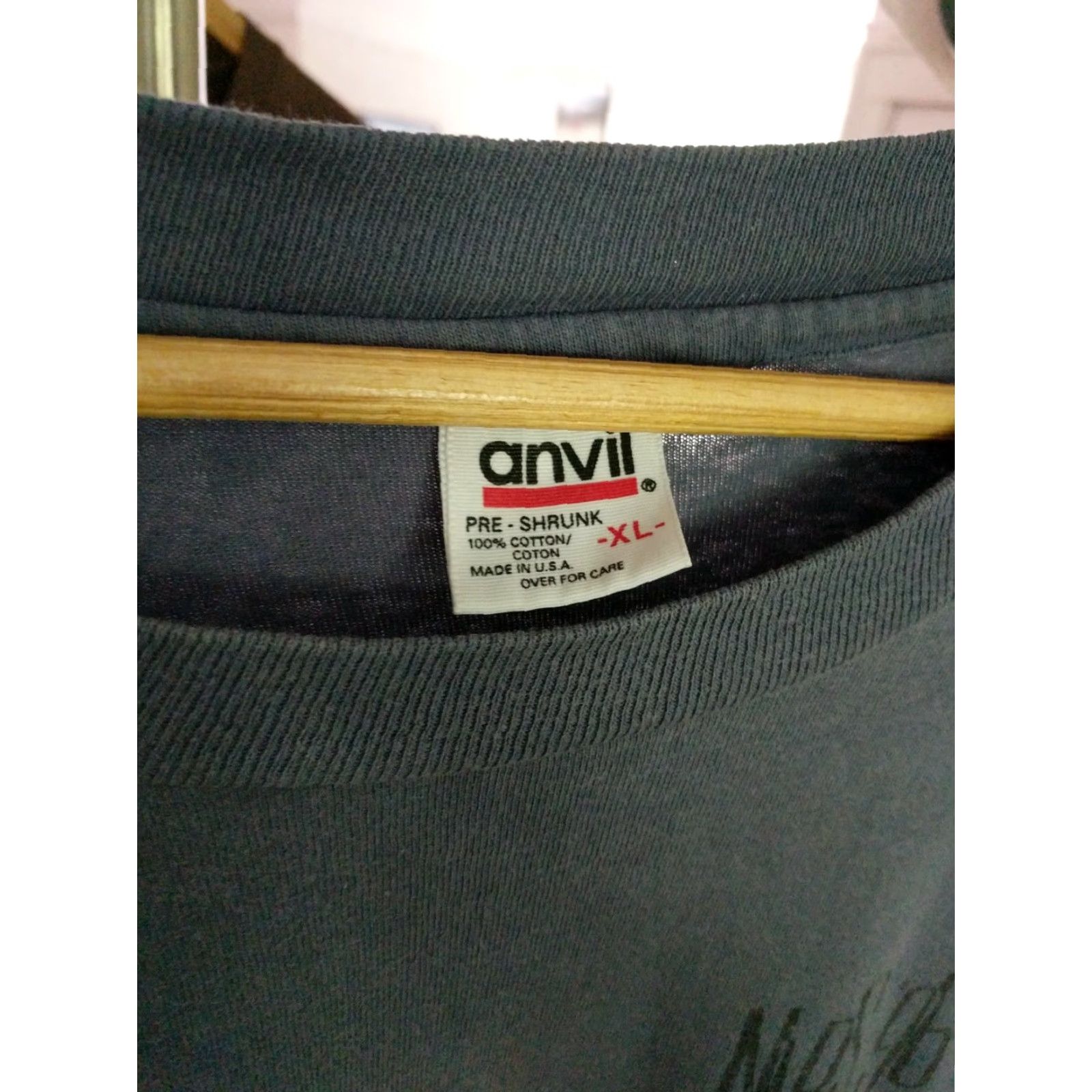 Anvil VINTAGE 90s T Shirt Newport Rhode Island XL Made In USA Anvil Blue 1996 Mens Size US XL / EU 56 / 4 - 2 Thumbnail
