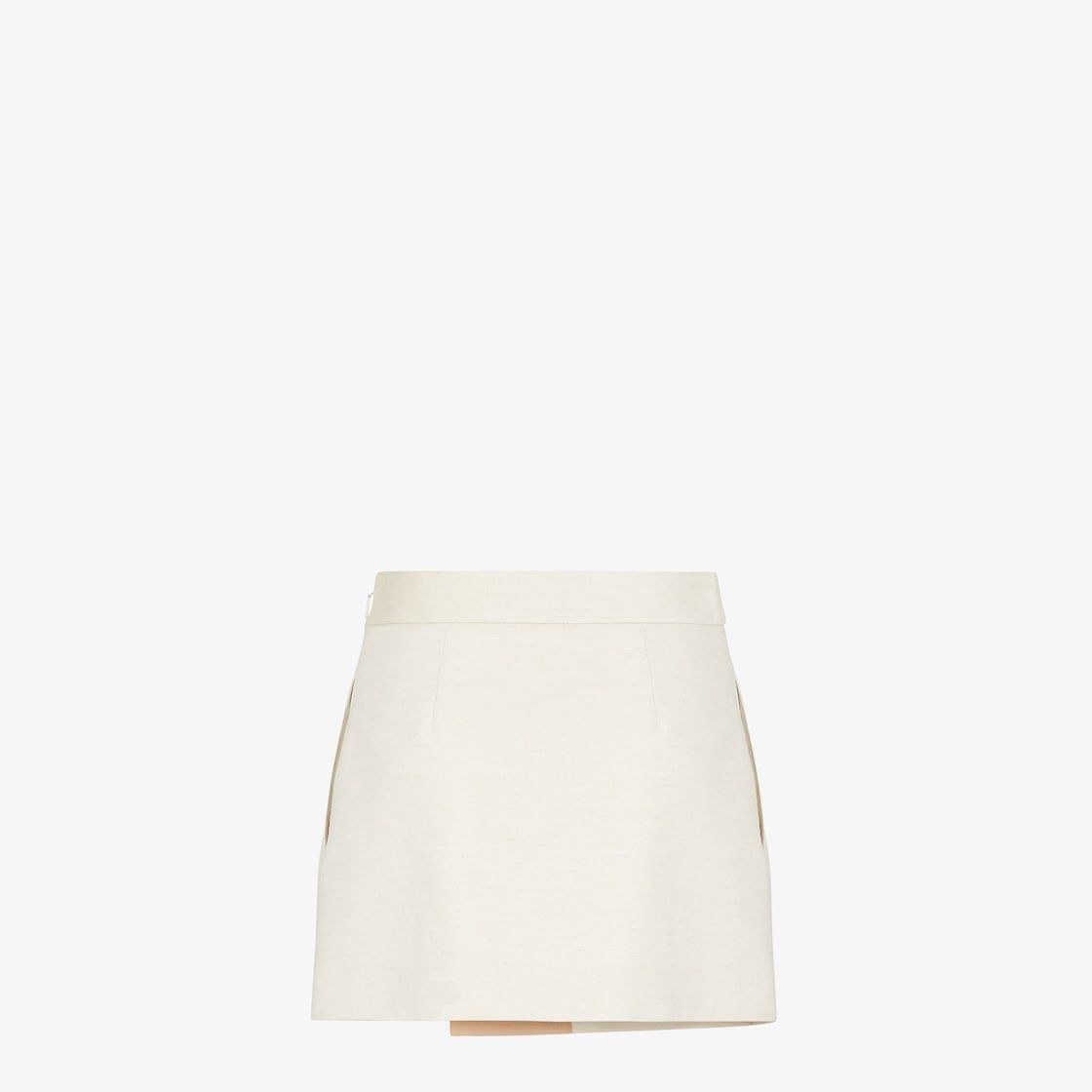 Fendi o1s1wg110925 Skirt in White Size 30" / US 8 / IT 44 - 2 Thumbnail