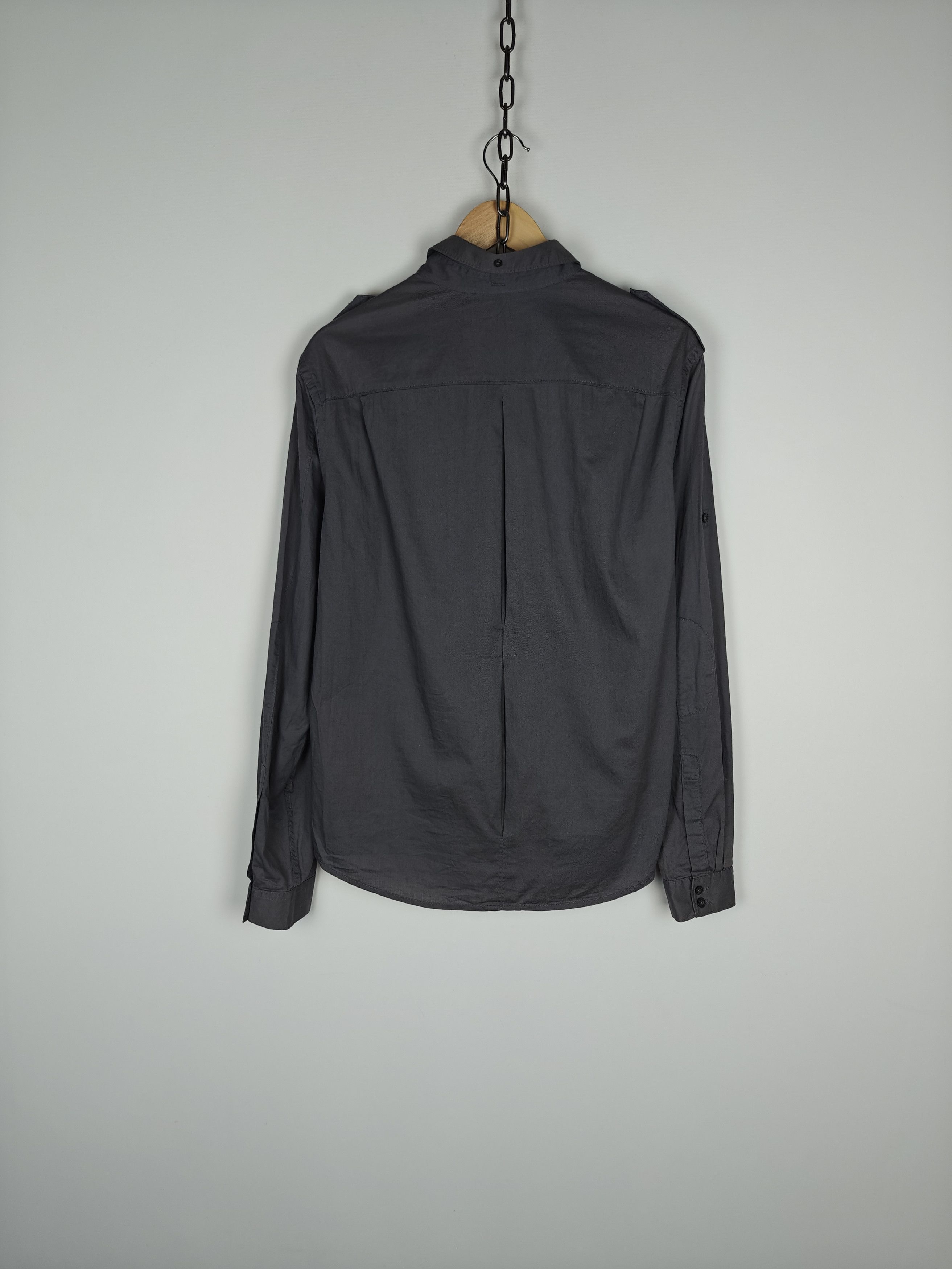 Allsaints Allsaints Shirt Metamorphosis Pockets Gray size M Size US M / EU 48-50 / 2 - 8 Thumbnail
