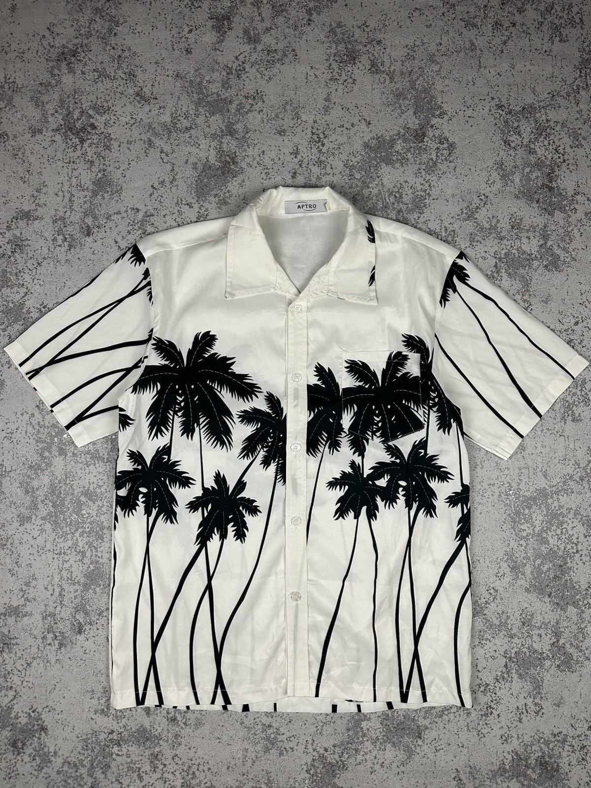 Vacation APTRO Palm Tree Hawaiian Shirt Summer Vacation Vibes Size US XL / EU 56 / 4 - 1 Thumbnail