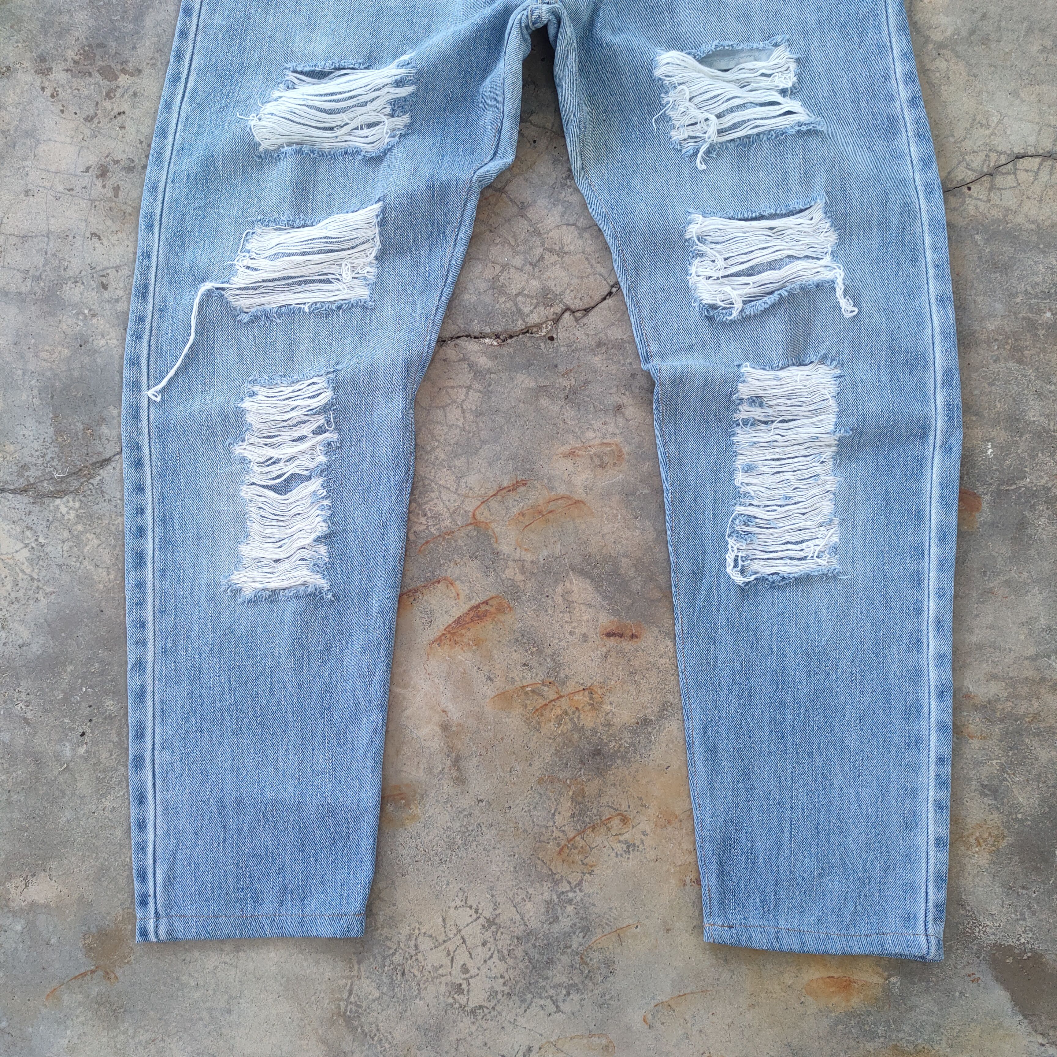 Levi's # LEVI'S 528 VINTAGE DISTRESSED FADED JEANS PANTS Size US 34 / EU 50 - 5 Thumbnail