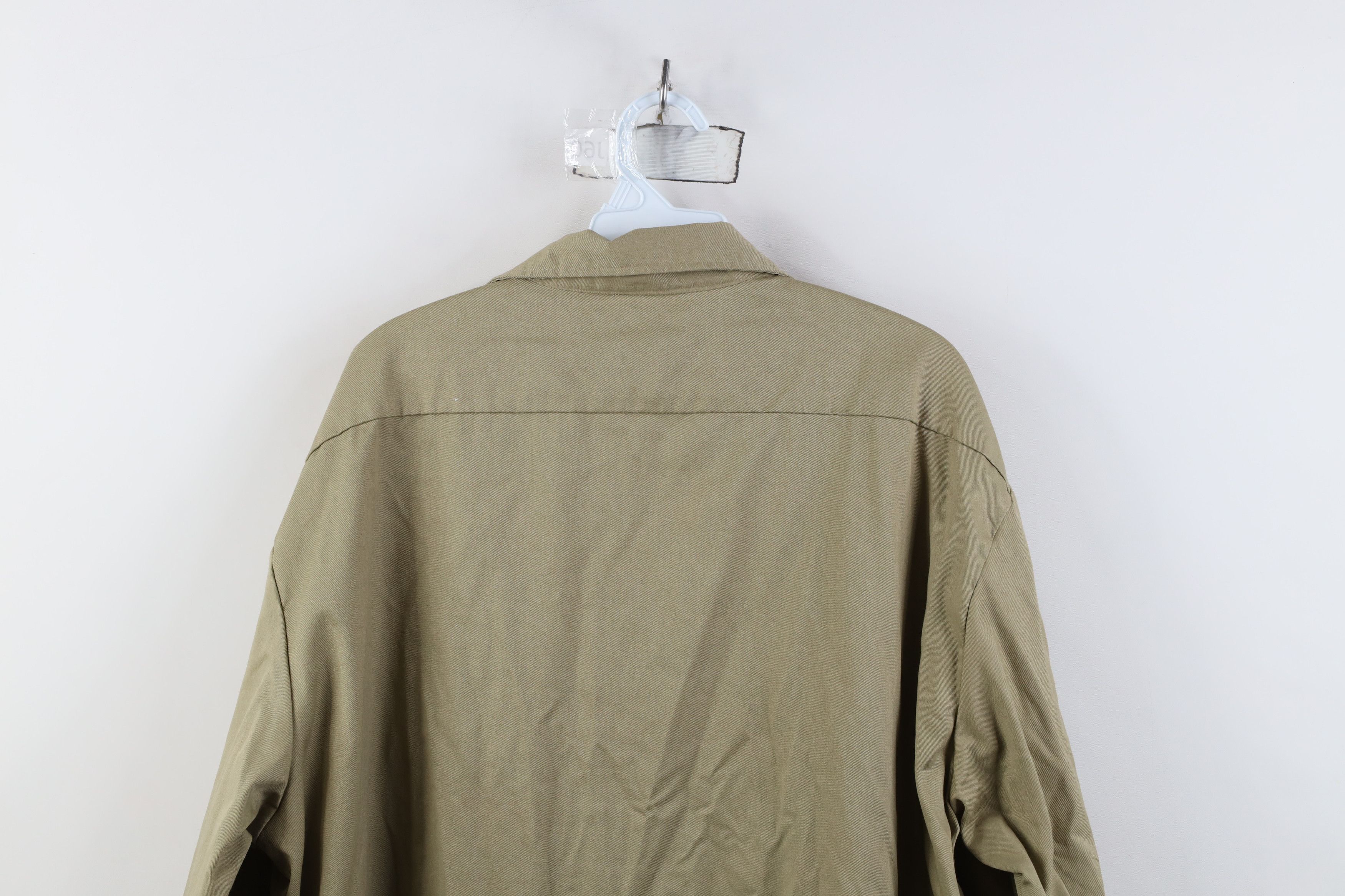 Dickies Vintage 90s Dickies Mechanic Long Sleeve Button Shirt Size US XL / EU 56 / 4 - 12 Thumbnail