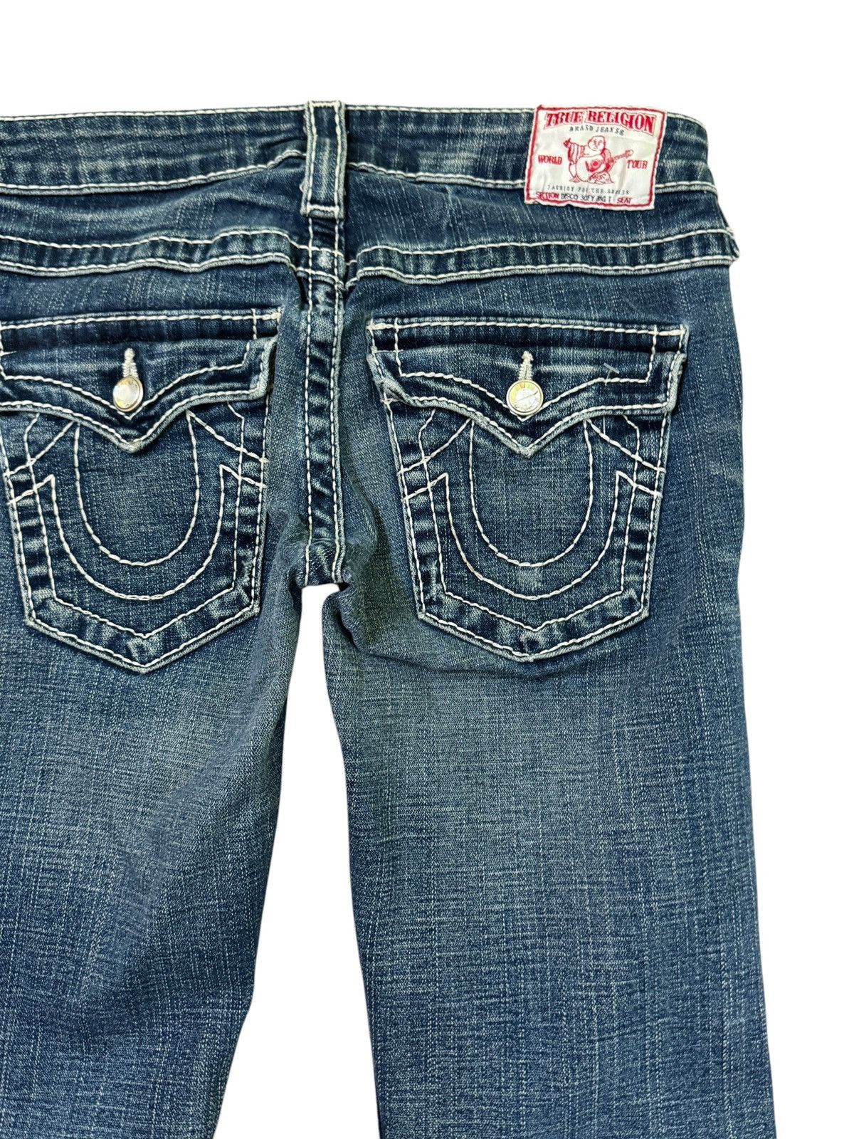 True Religion Flared TRUE RELIGION with White Stitching Low Rise jeans Size 28" / US 6 / IT 42 - 12 Thumbnail