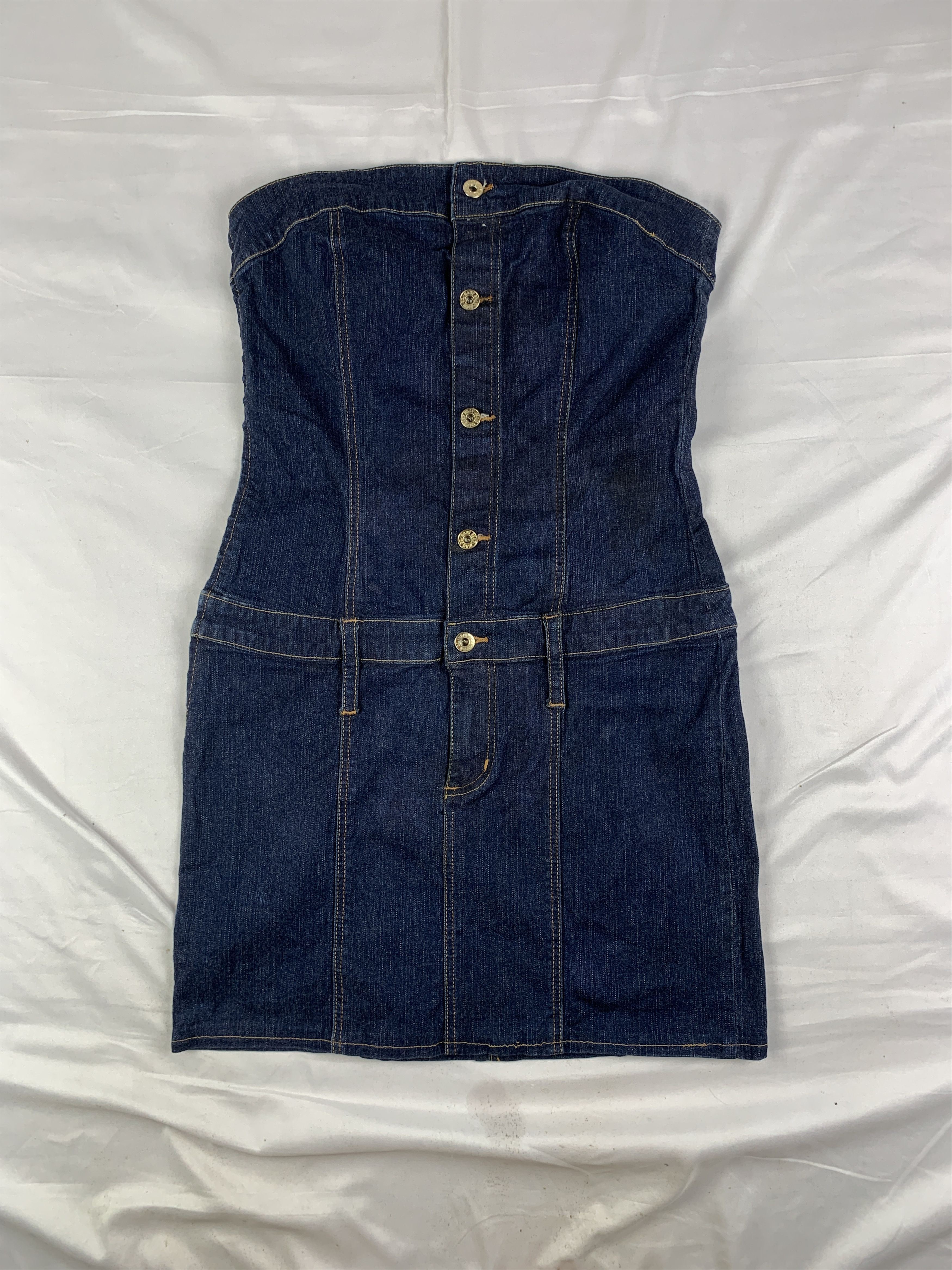 2000s Baby Phat Jeans Tube Dress (L)