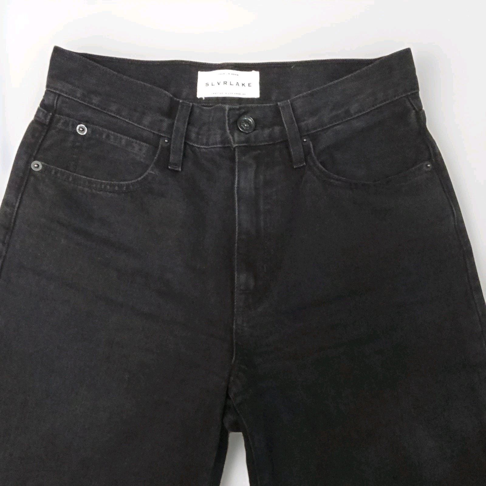 SLVRLAKE SLVRLAKE Noah Relaxed In Wash Shadow Ridge Jeans Size 25 Size 25" / US 0 / IT 36 - 9 Thumbnail